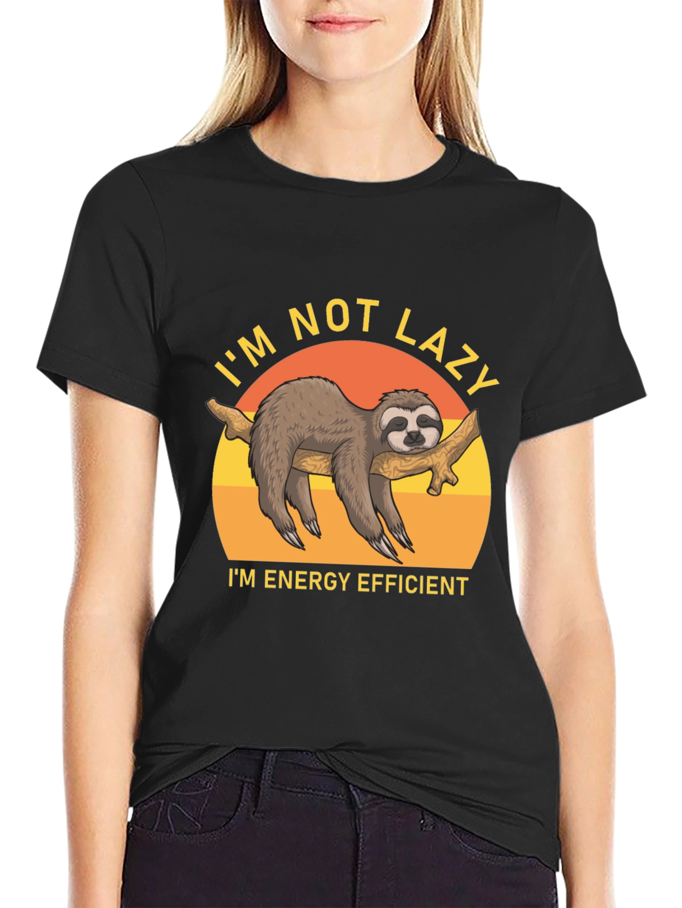 Im Not Lazy Sloth Graphic T-Shirt
