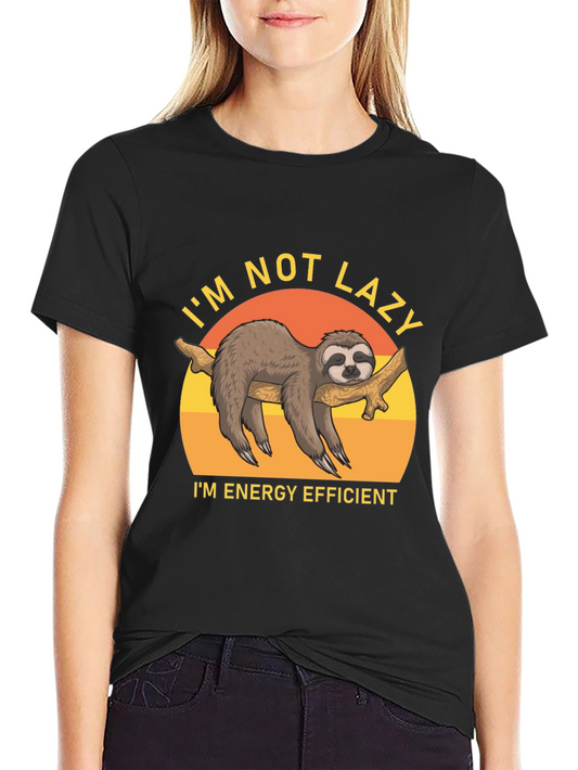 Im Not Lazy Sloth Graphic T-Shirt