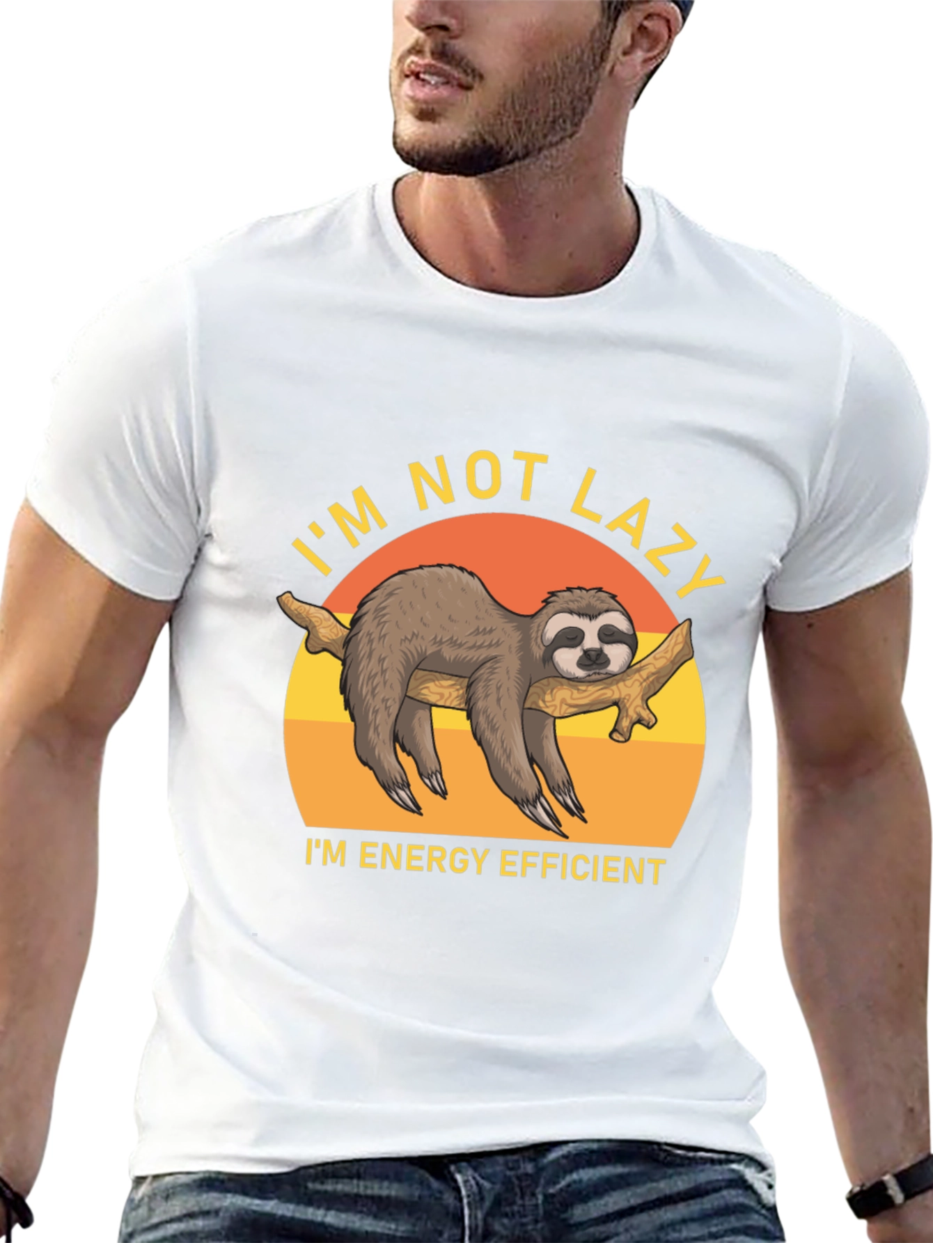 Im Not Lazy Sloth Graphic T-Shirt