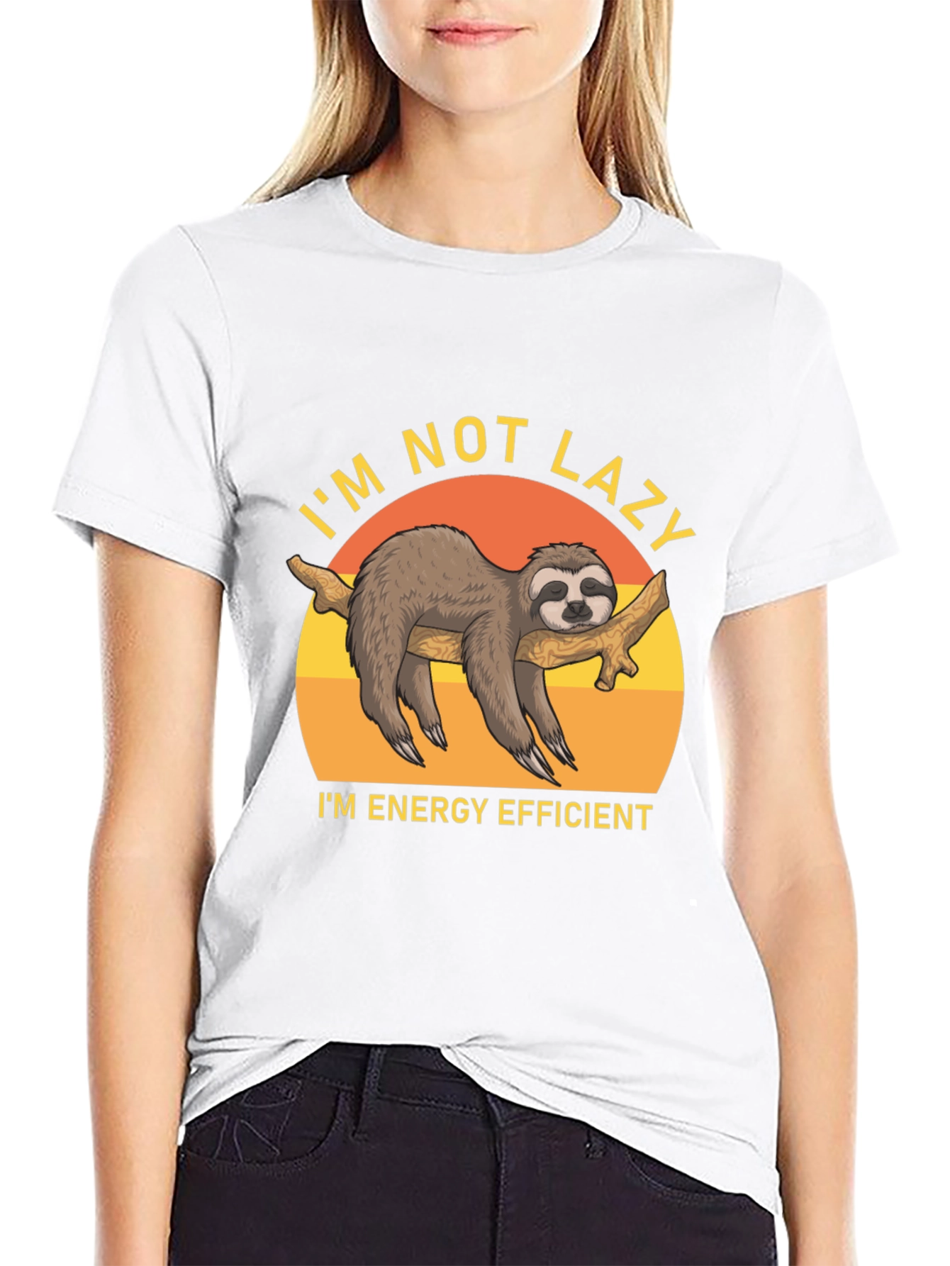 Im Not Lazy Sloth Graphic T-Shirt
