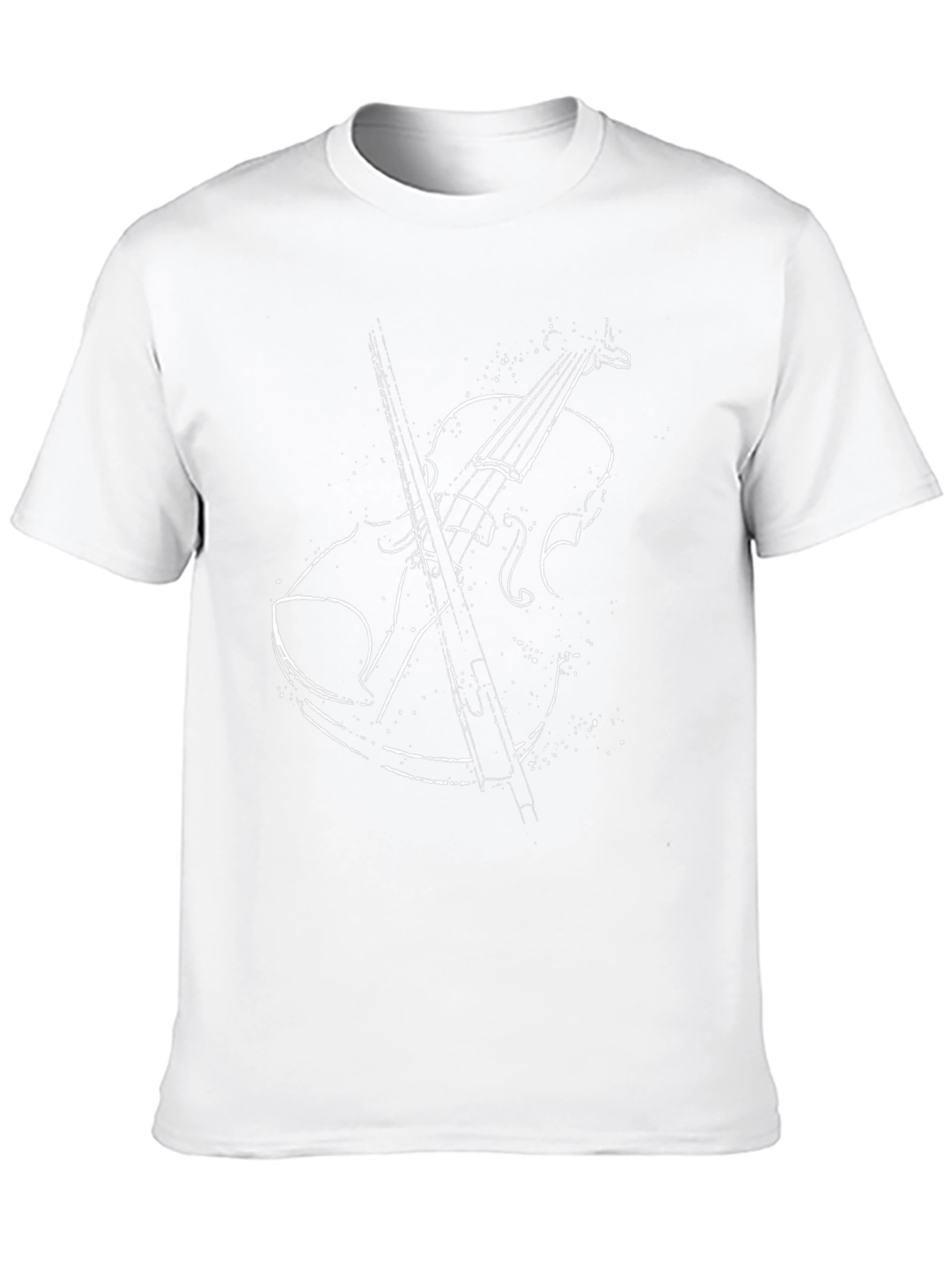 Violin Graphic T-Shirt - Music Lover Tee