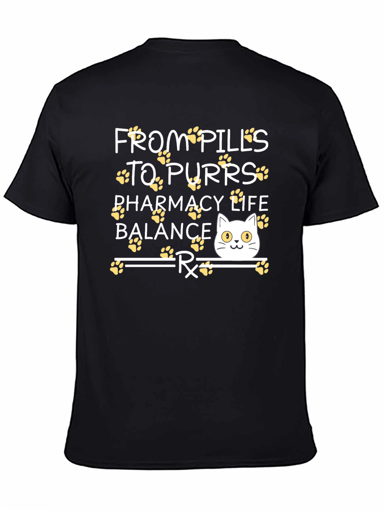 Pharmacy Life Balance Cat T-Shirt