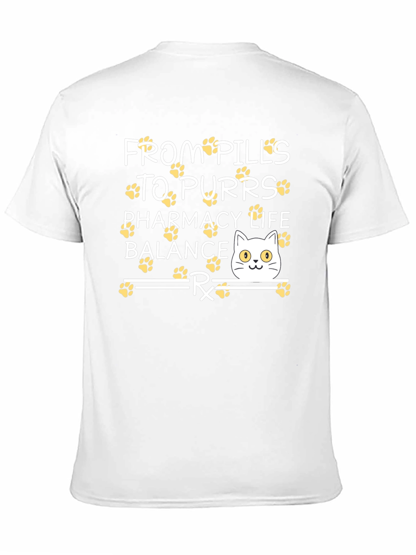 Pharmacy Life Balance Cat T-Shirt