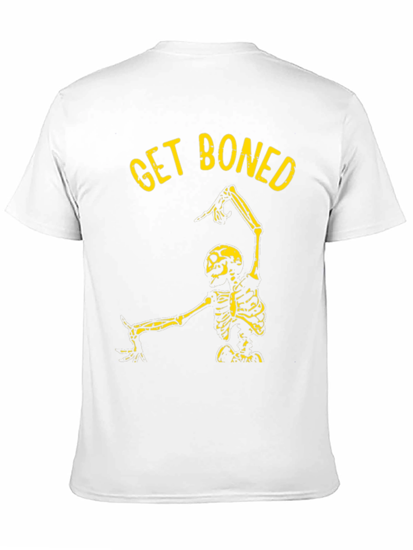 Get Boned Skeleton Graphic Tee - Black