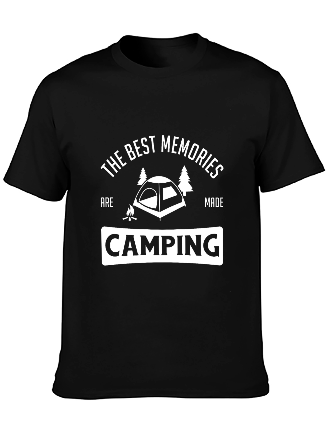 Camping Memories Black T-Shirt