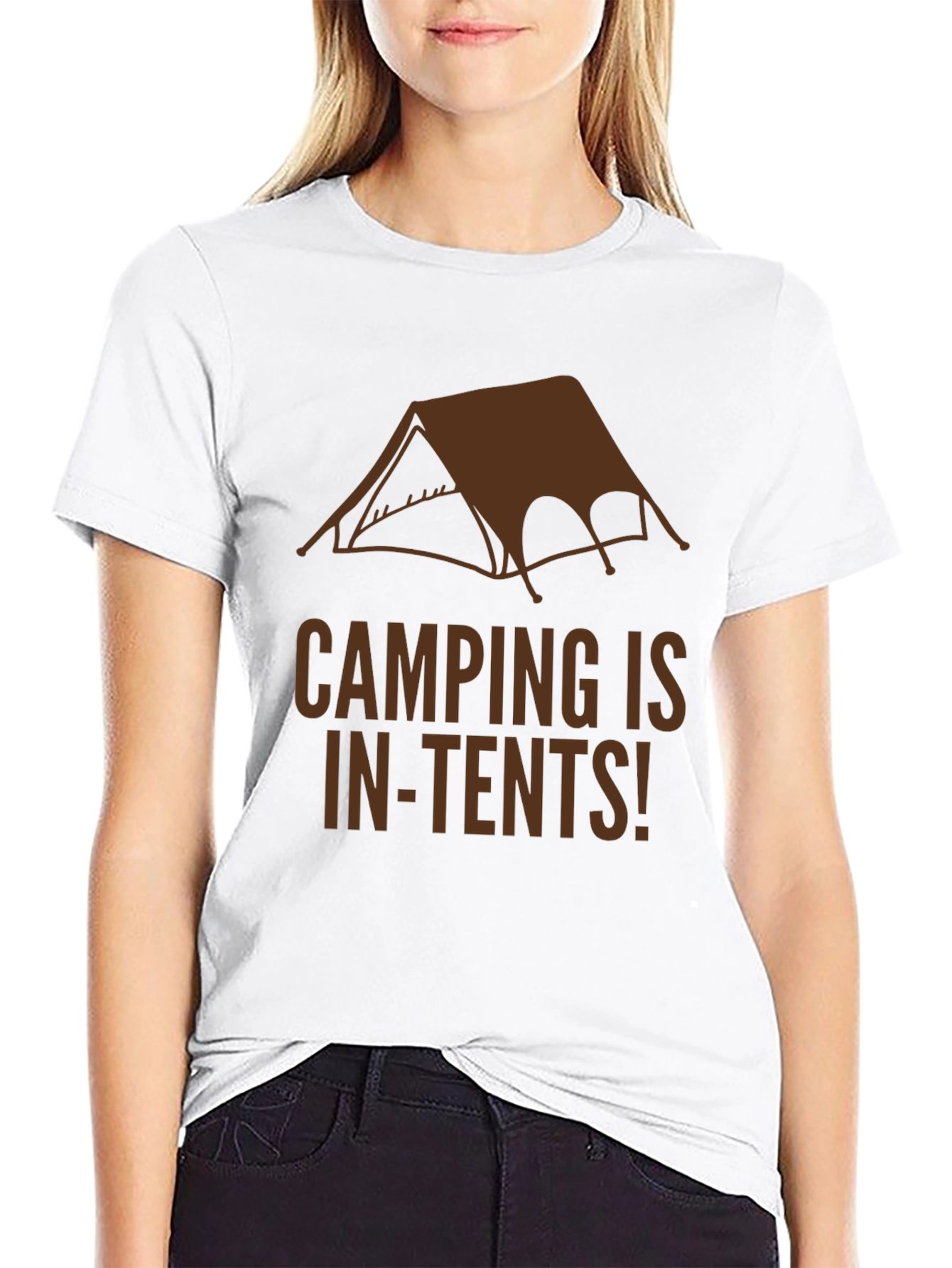 Camping In-Tents Black T-Shirt