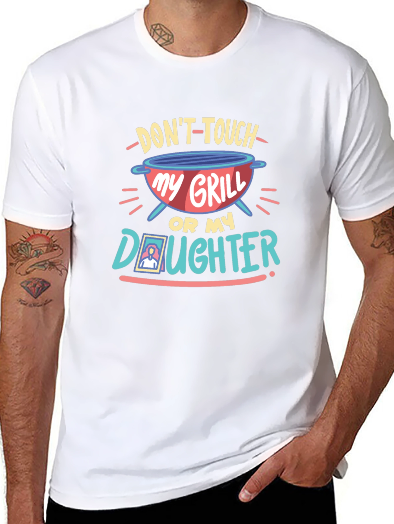 Dont Touch My Grill or My Daughter T-Shirt