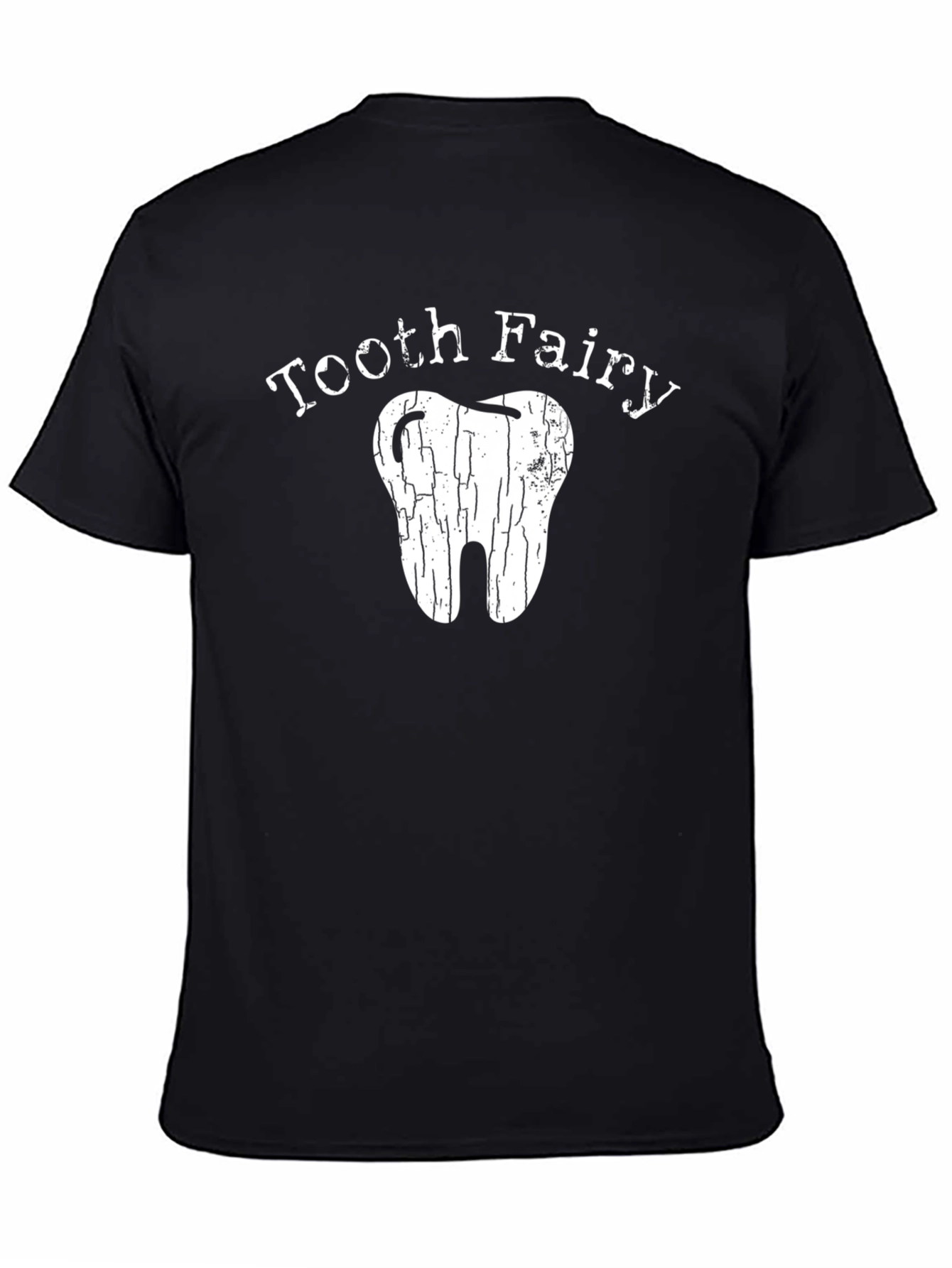 Tooth Fairy Graphic Tee - Black Cotton T-Shirt