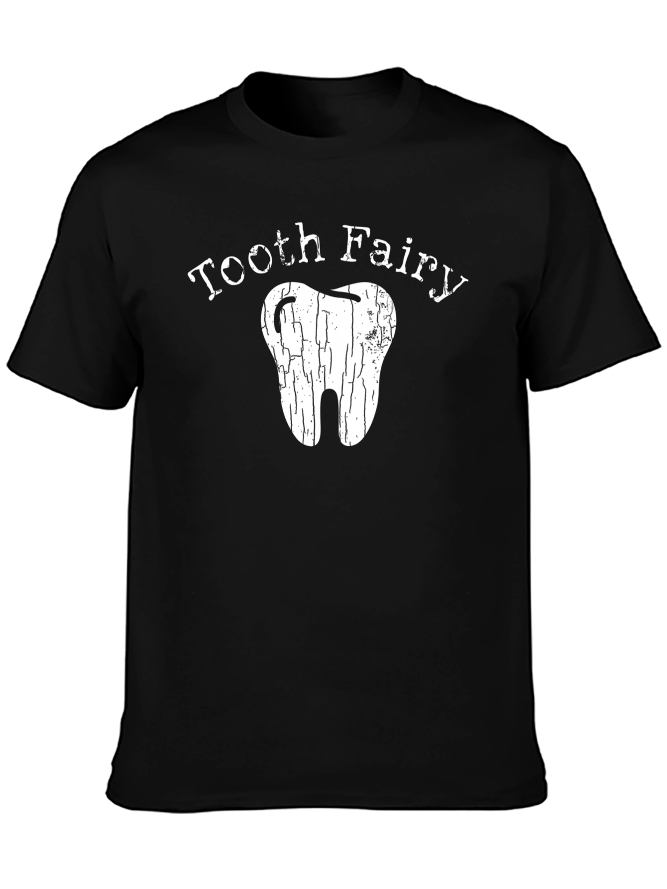 Tooth Fairy Graphic Tee - Black Cotton T-Shirt