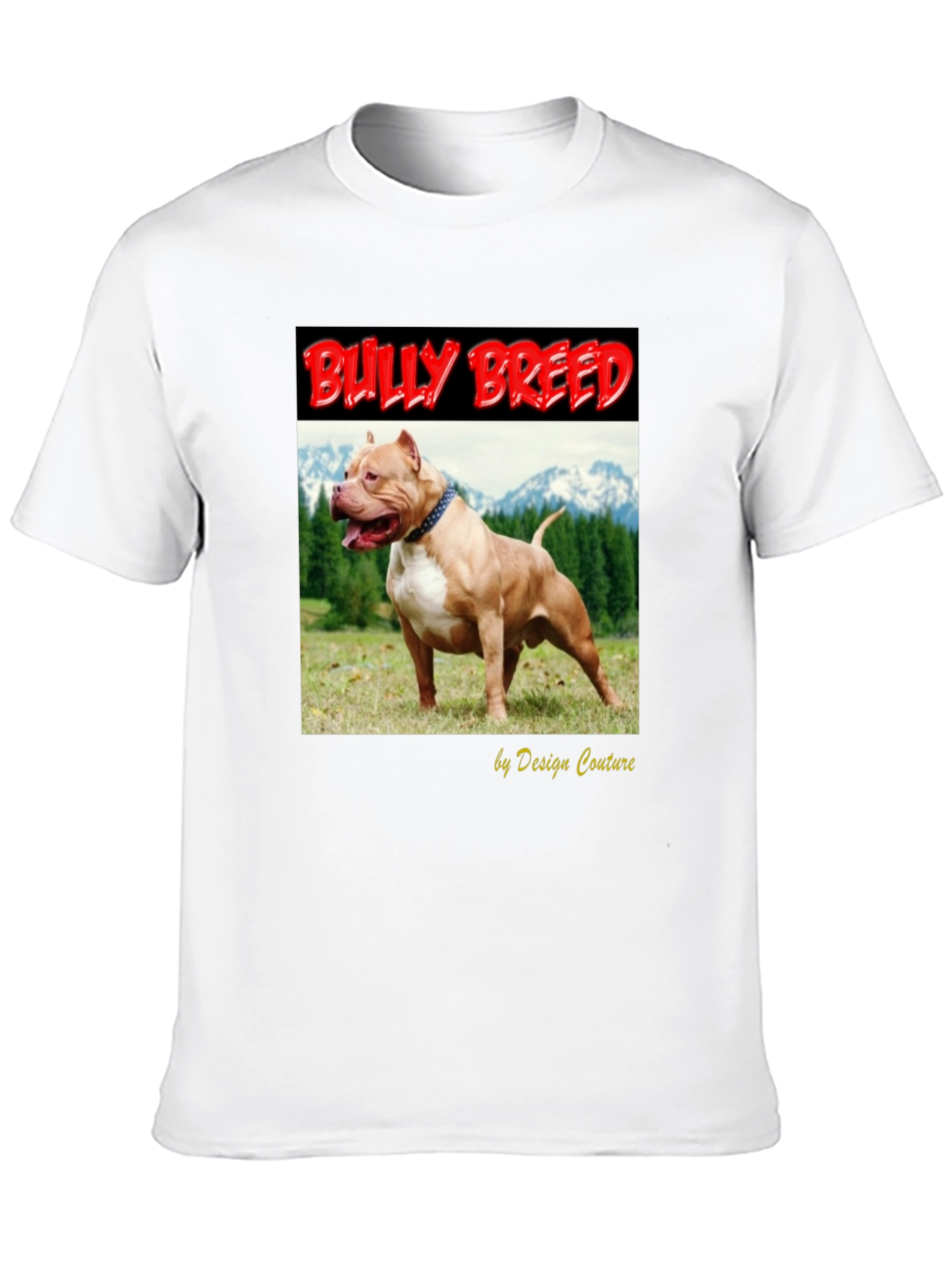 Bully Breed Dog Graphic Tee - Design Couture