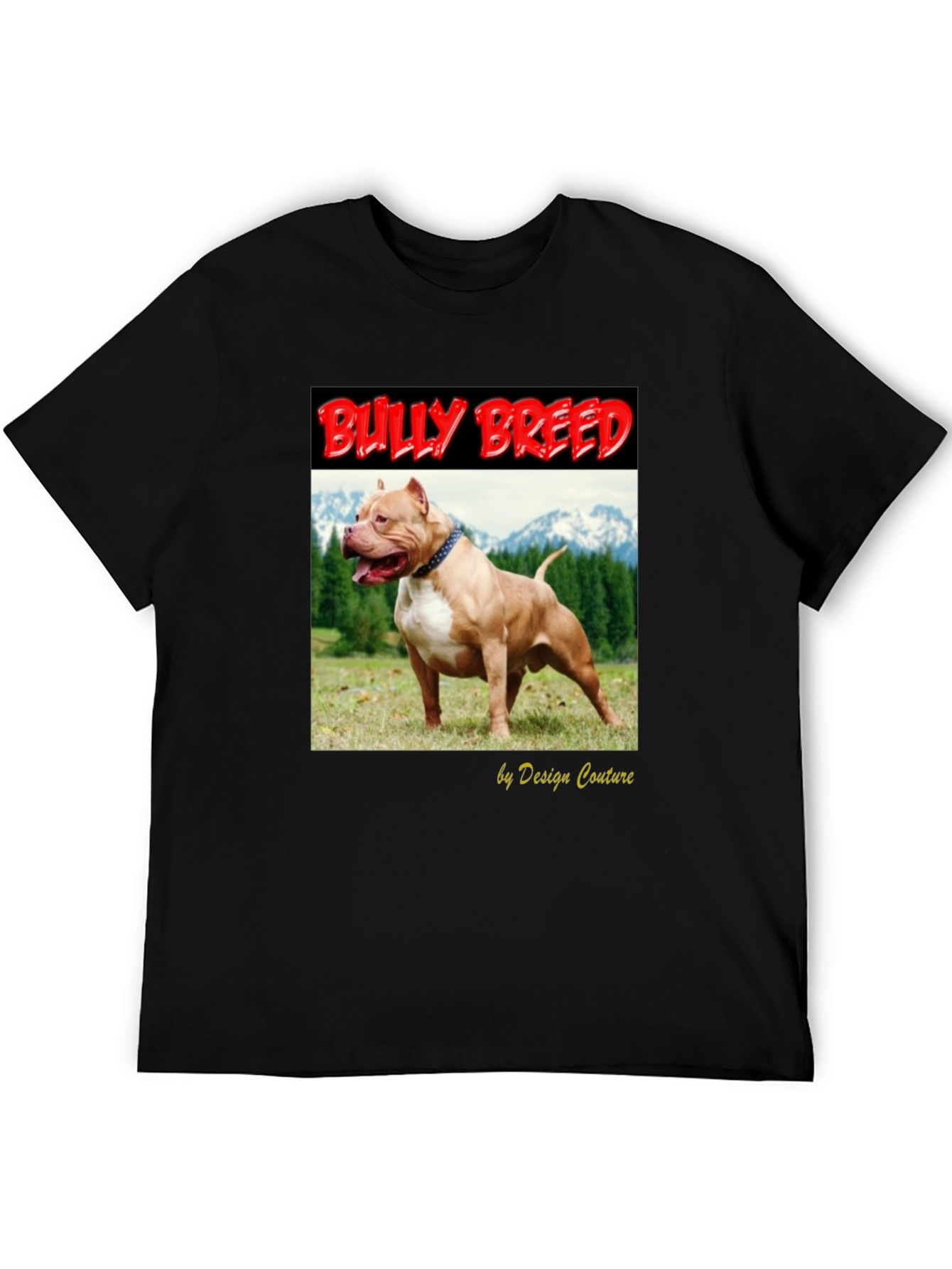 Bully Breed Dog Graphic Tee - Design Couture
