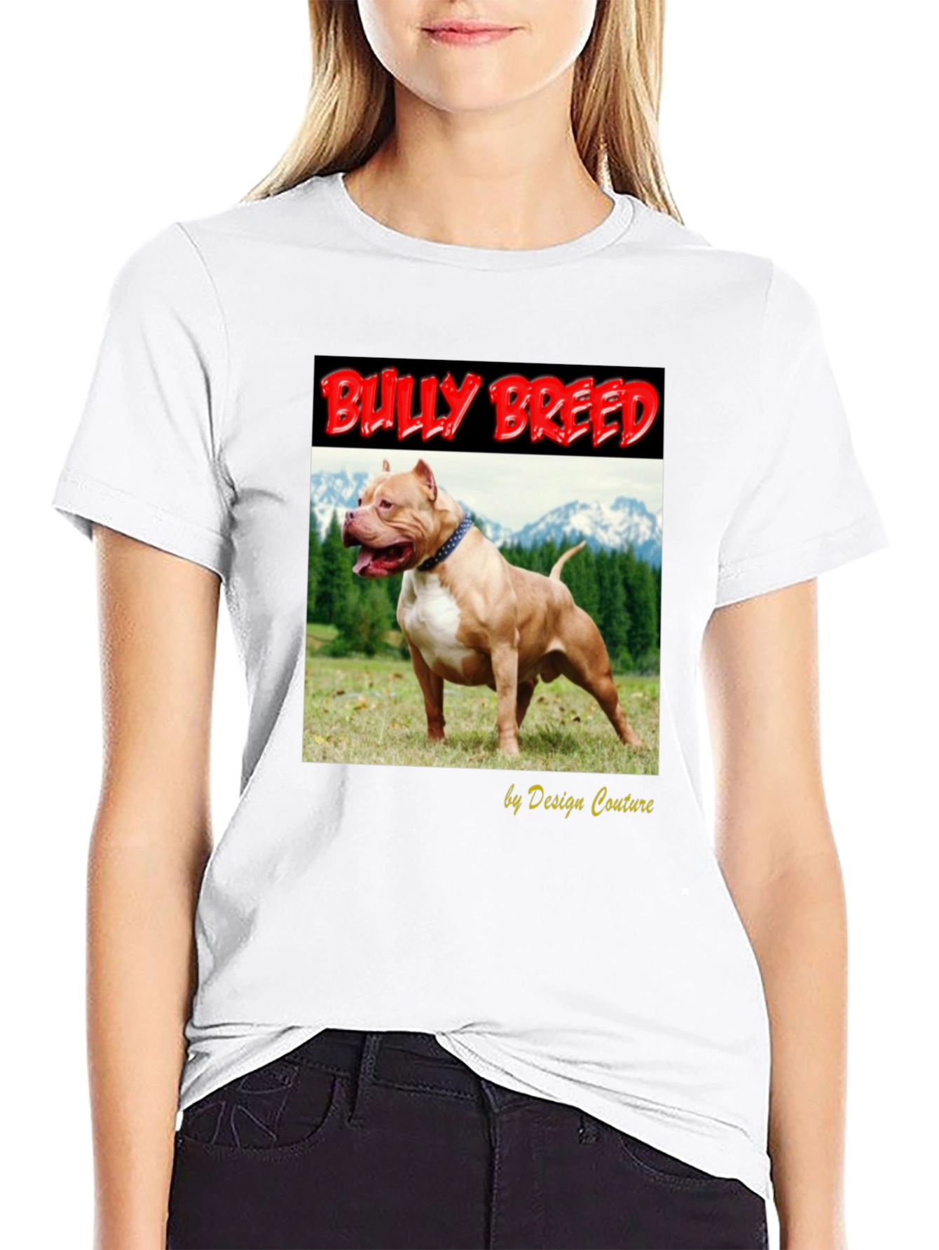 Bully Breed Dog Graphic Tee - Design Couture