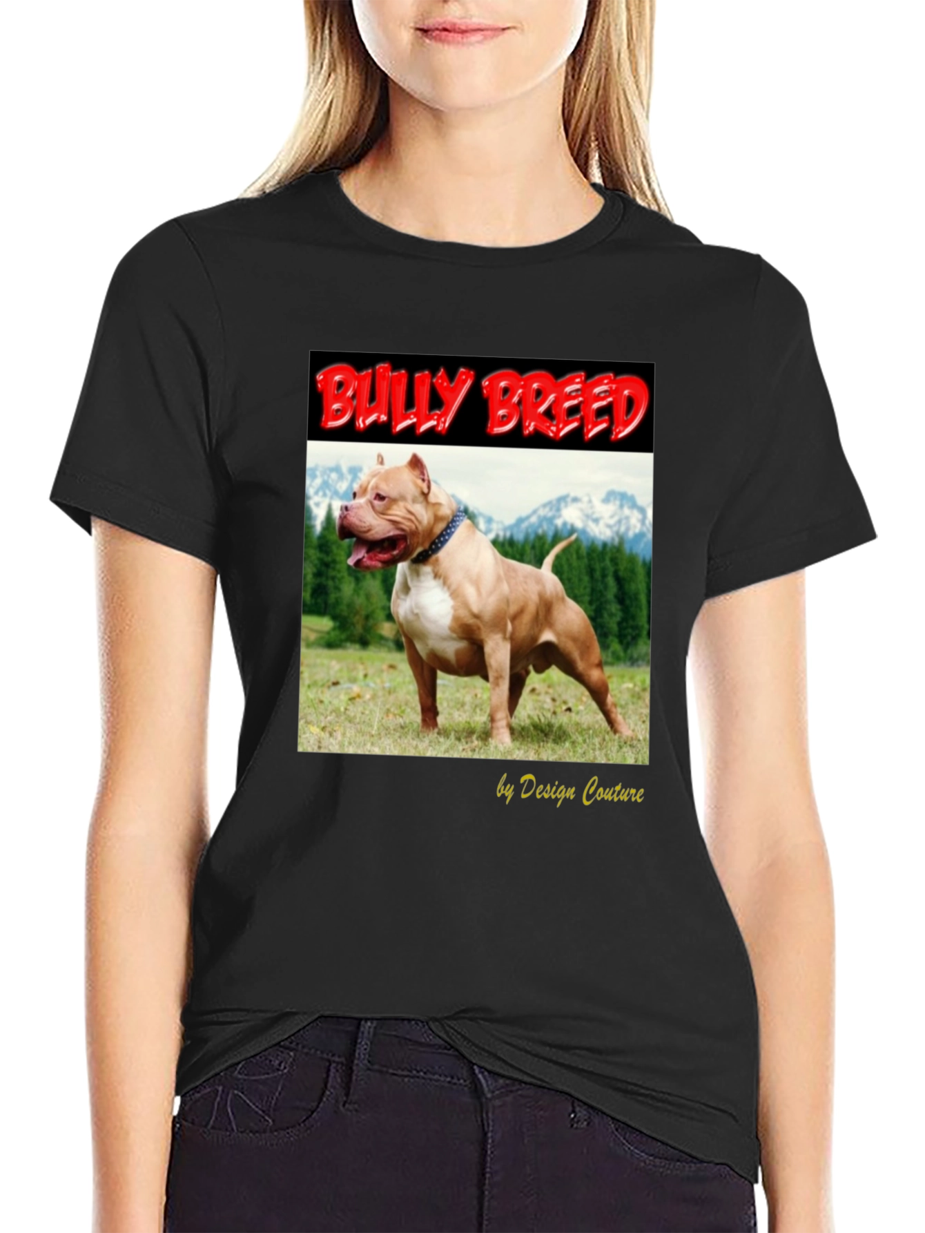 Bully Breed Dog Graphic Tee - Design Couture