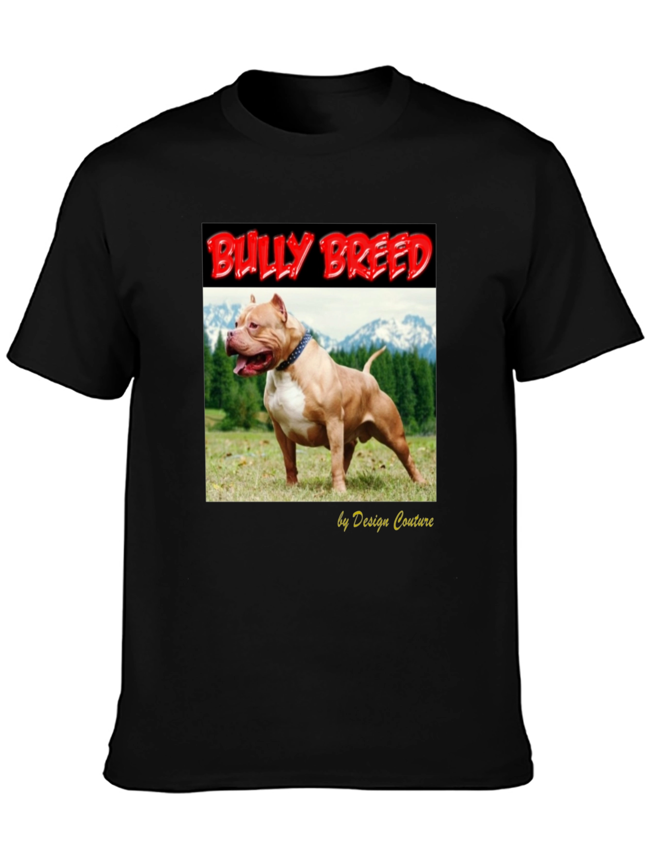 Bully Breed Dog Graphic Tee - Design Couture