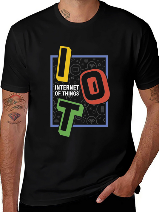 Internet of Things Graphic Tee - Black