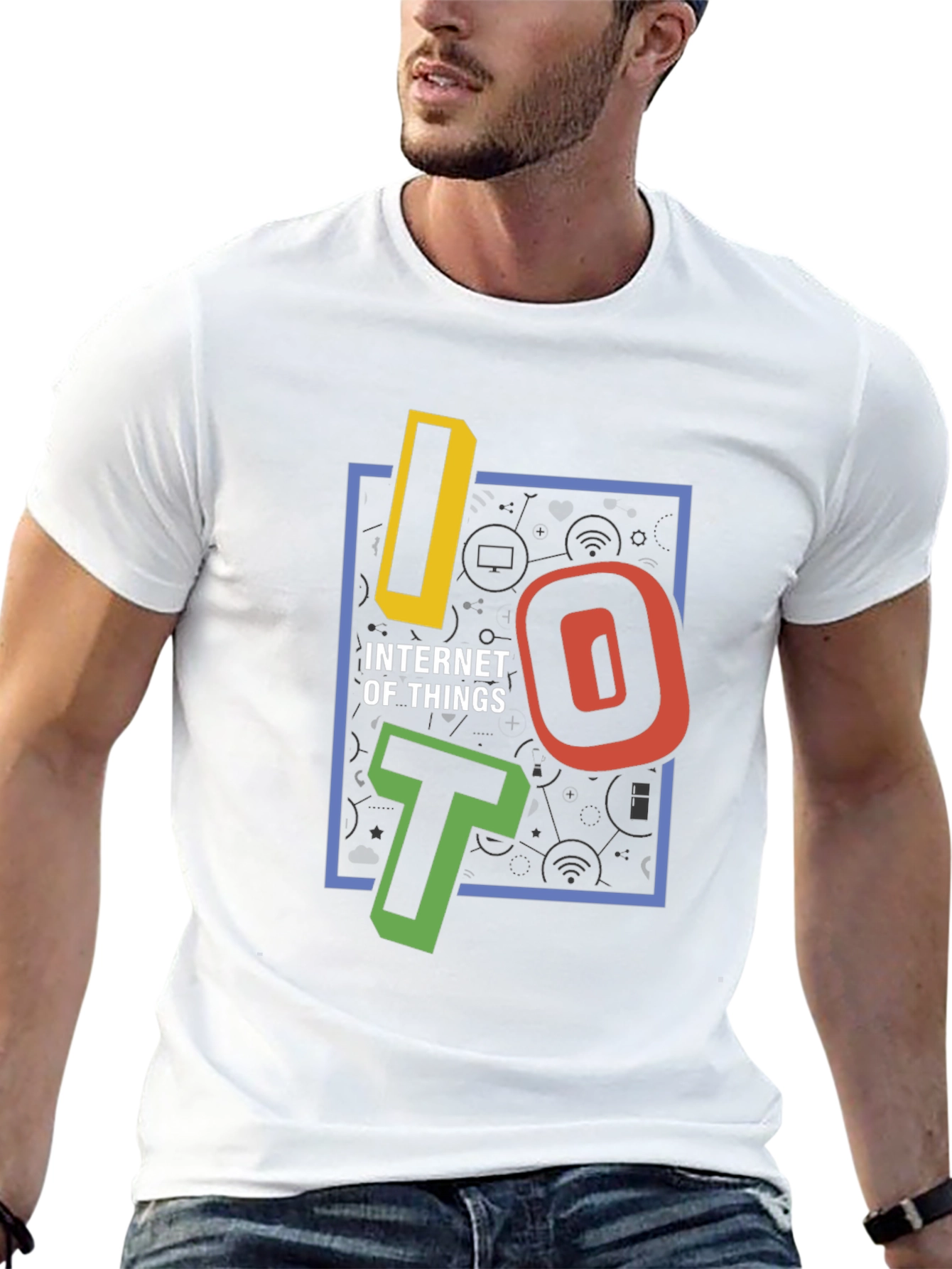 Internet of Things Graphic Tee - Black