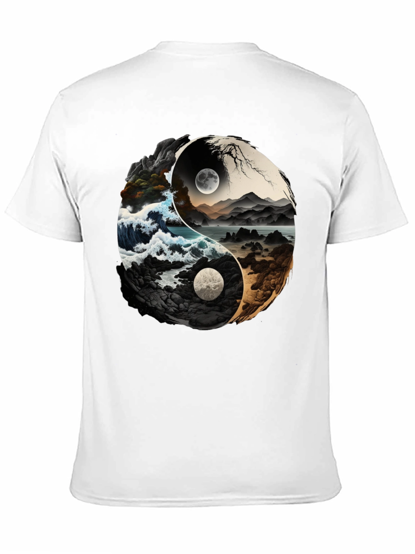 Yin Yang Nature T-Shirt - Balance & Style