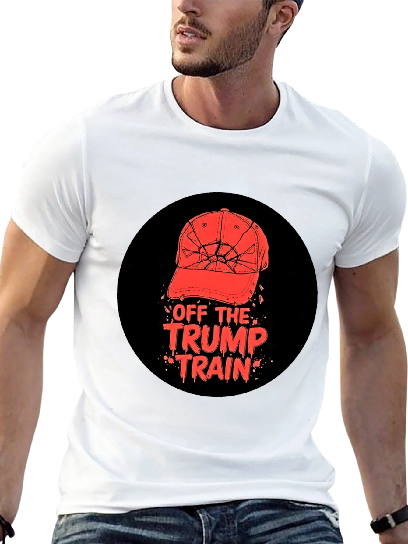 Off The Trump Train T-Shirt Anti-Trump