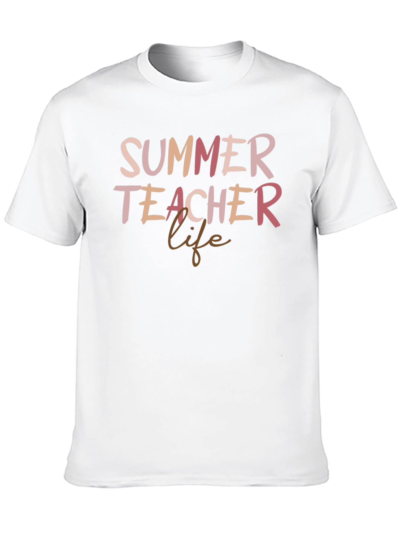 Summer Teacher Life Black Graphic Tee