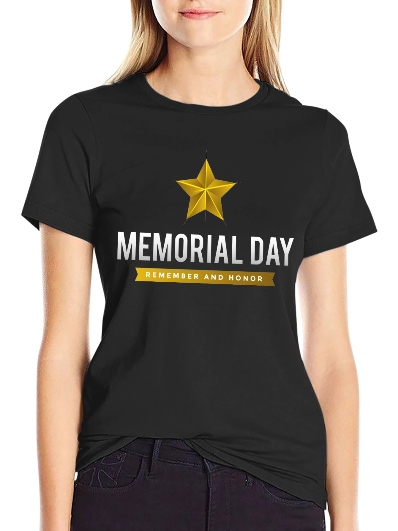 Memorial Day Remember & Honor Graphic T-Shirt