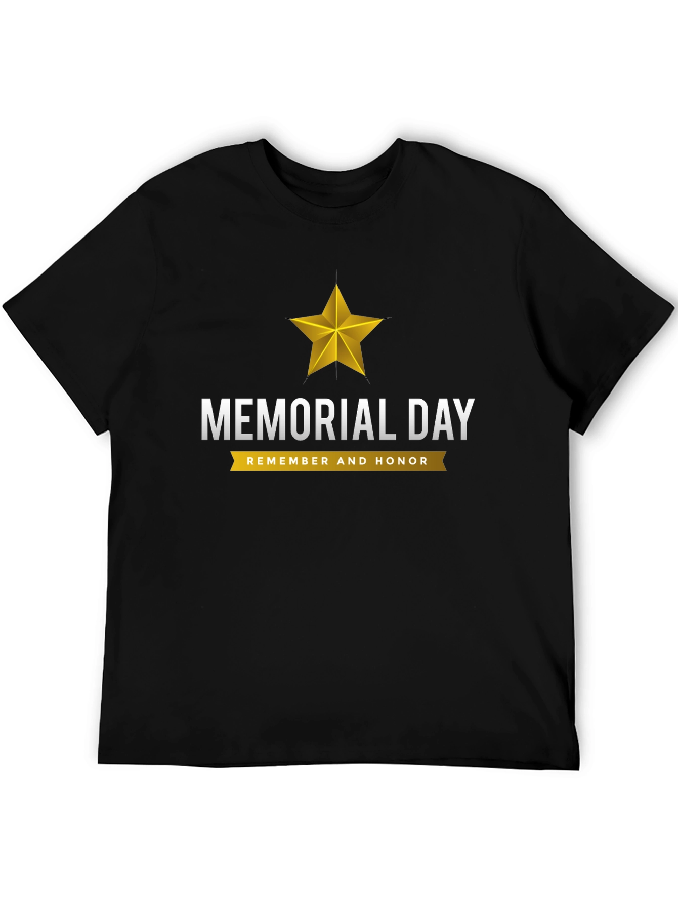 Memorial Day Remember & Honor Graphic T-Shirt