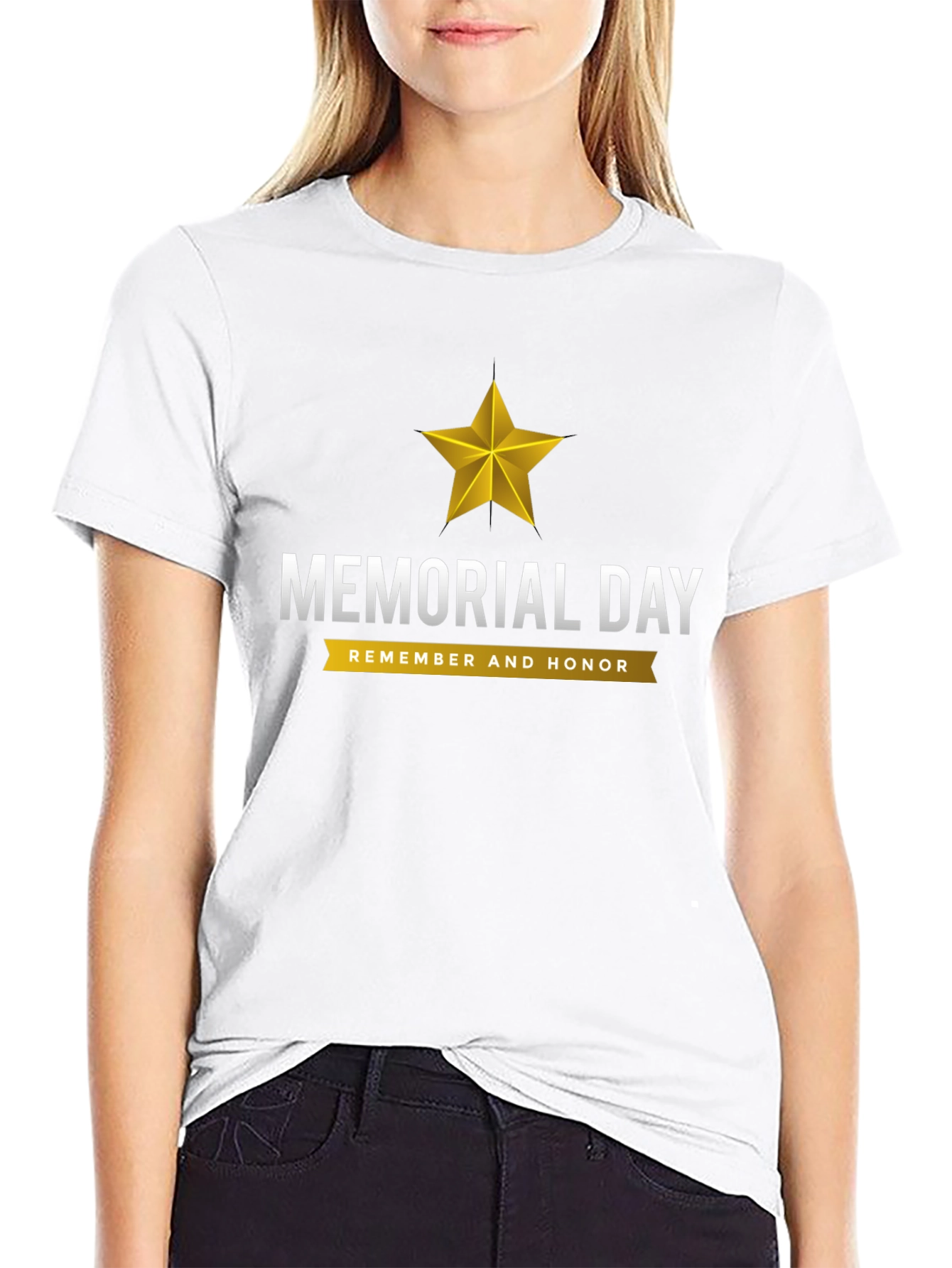 Memorial Day Remember & Honor Graphic T-Shirt