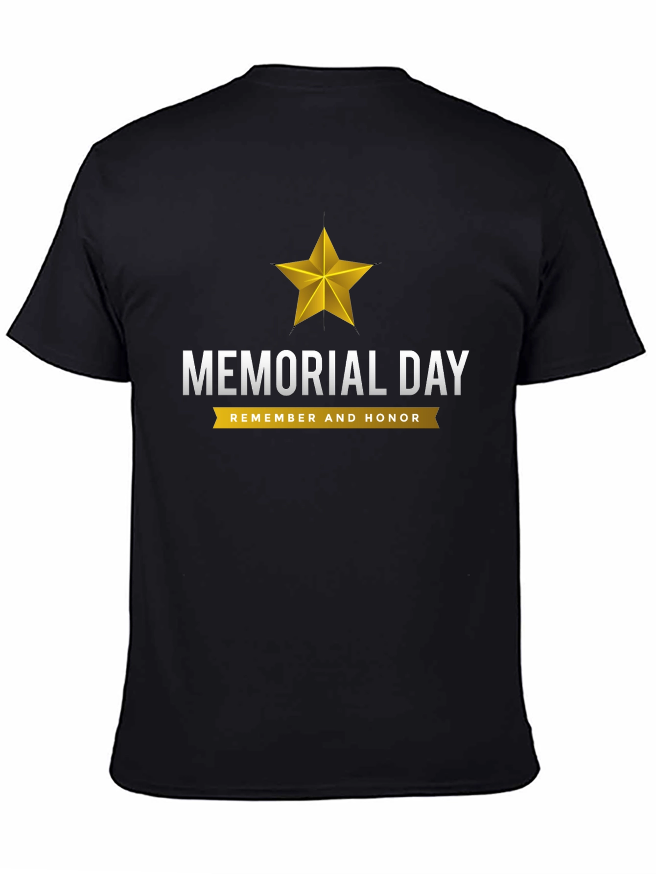 Memorial Day Remember & Honor Graphic T-Shirt