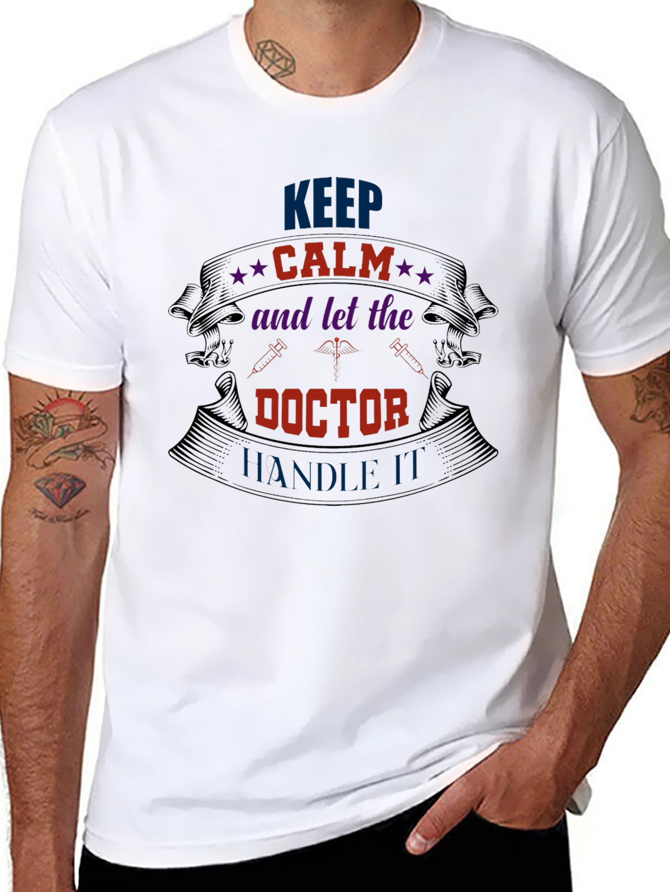 Keep Calm Doctor Graphic Tee