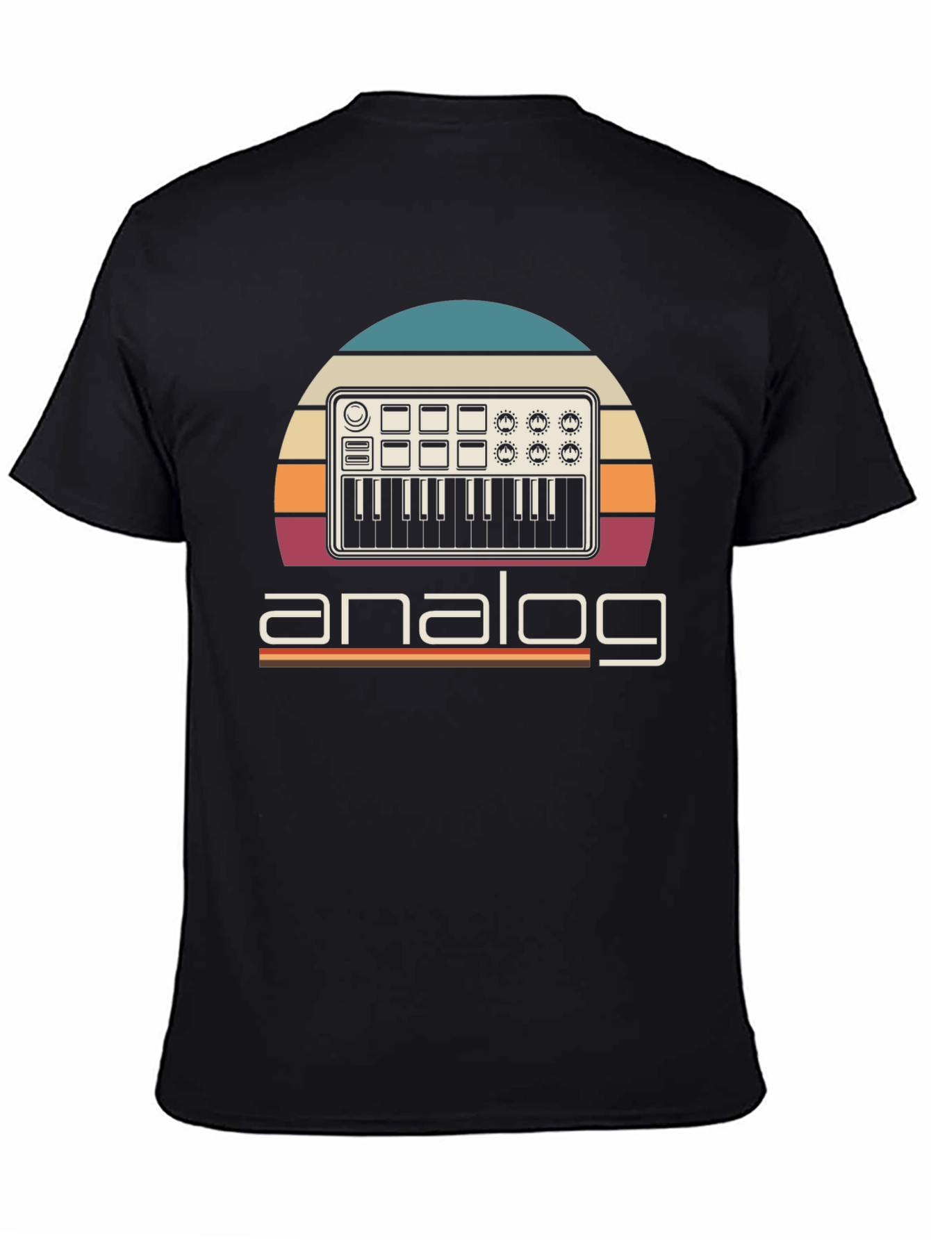 Analog Synth T-Shirt - Retro Music Producer Tee