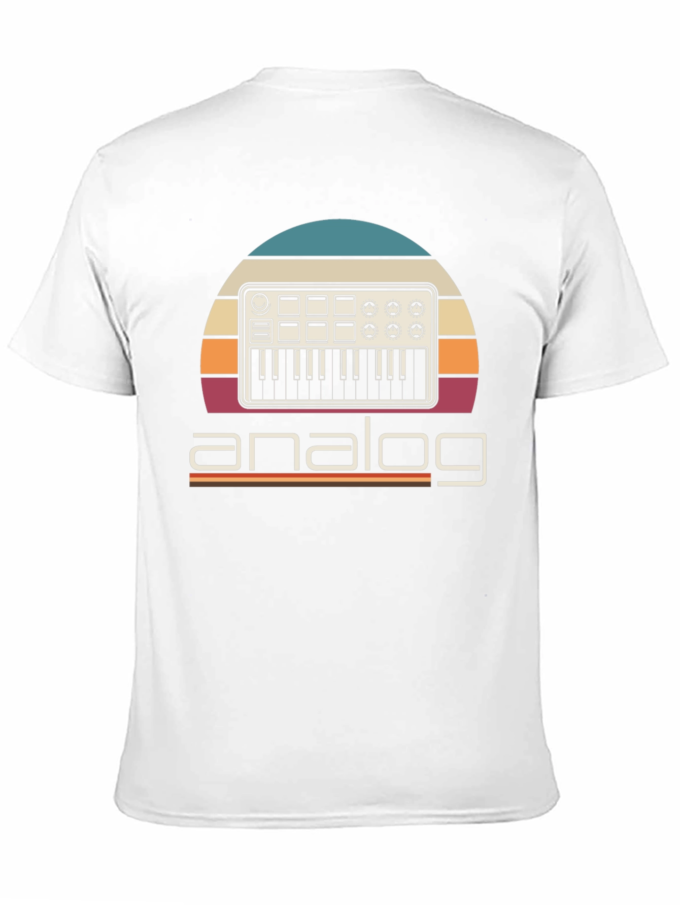Analog Synth T-Shirt - Retro Music Producer Tee