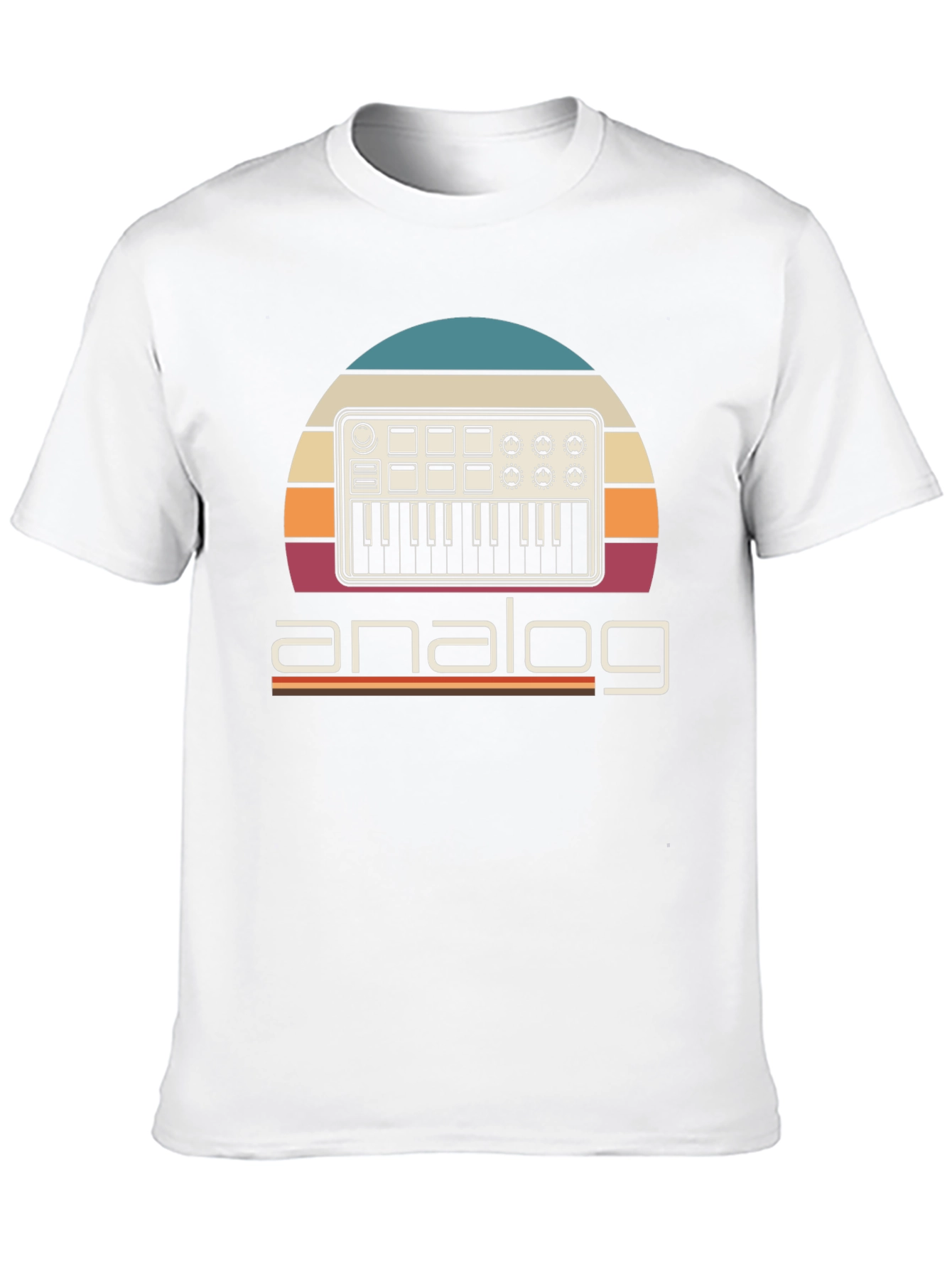 Analog Synth T-Shirt - Retro Music Producer Tee