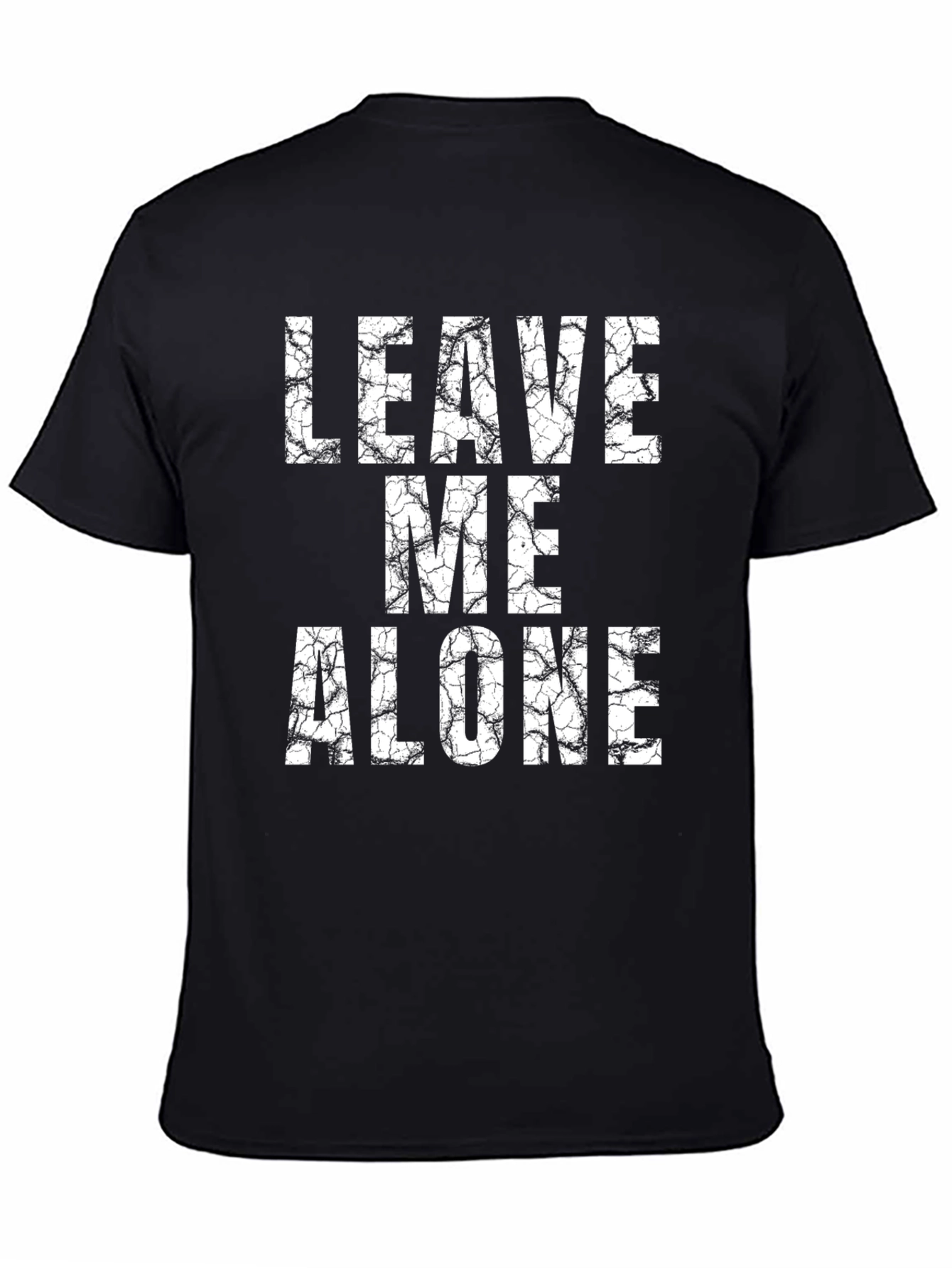 Leave Me Alone Graphic Tee - Black T-Shirt
