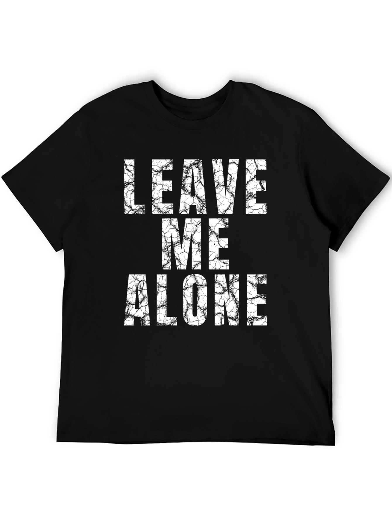 Leave Me Alone Graphic Tee - Black T-Shirt
