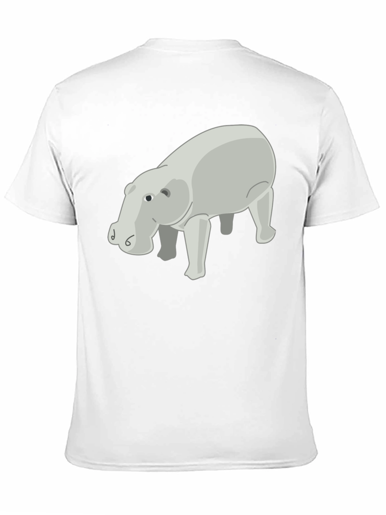 Hippo Graphic Print Tee - Stylish Casual Wear