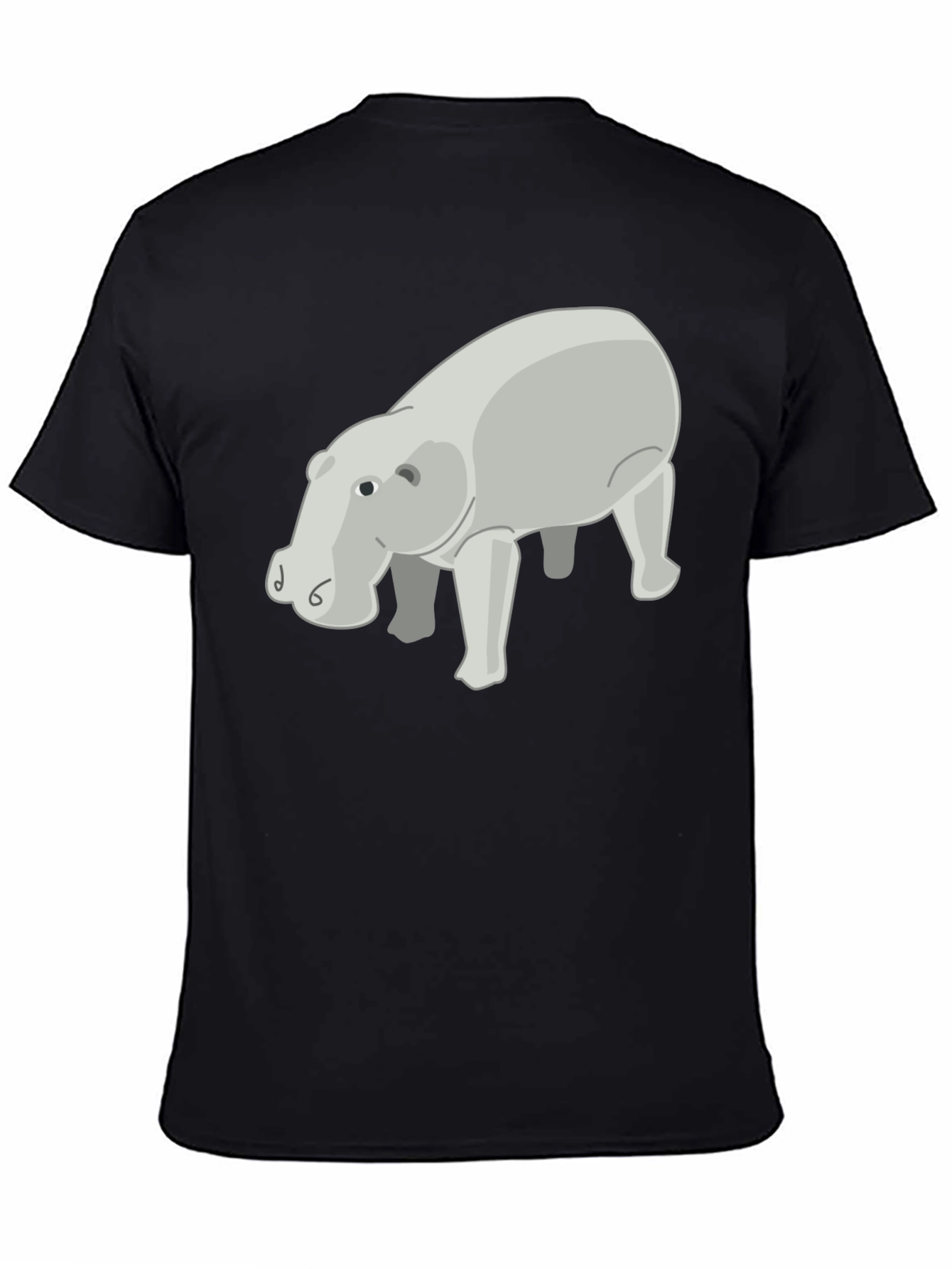 Hippo Graphic Print Tee - Stylish Casual Wear