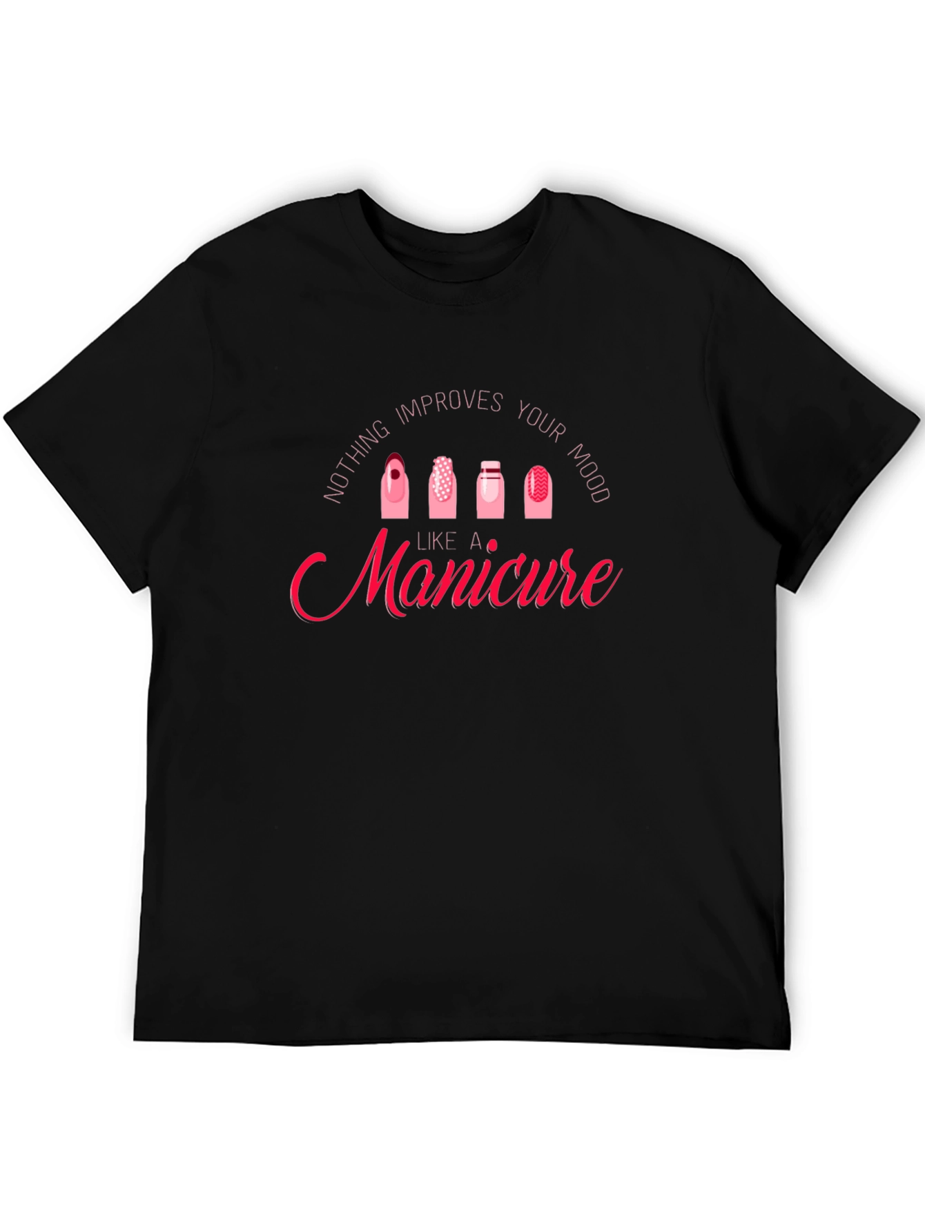 Manicure Mood T-Shirt - Cute Nail Design Graphic Tee