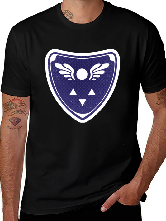 Emblem Graphic Print Mens T-Shirt