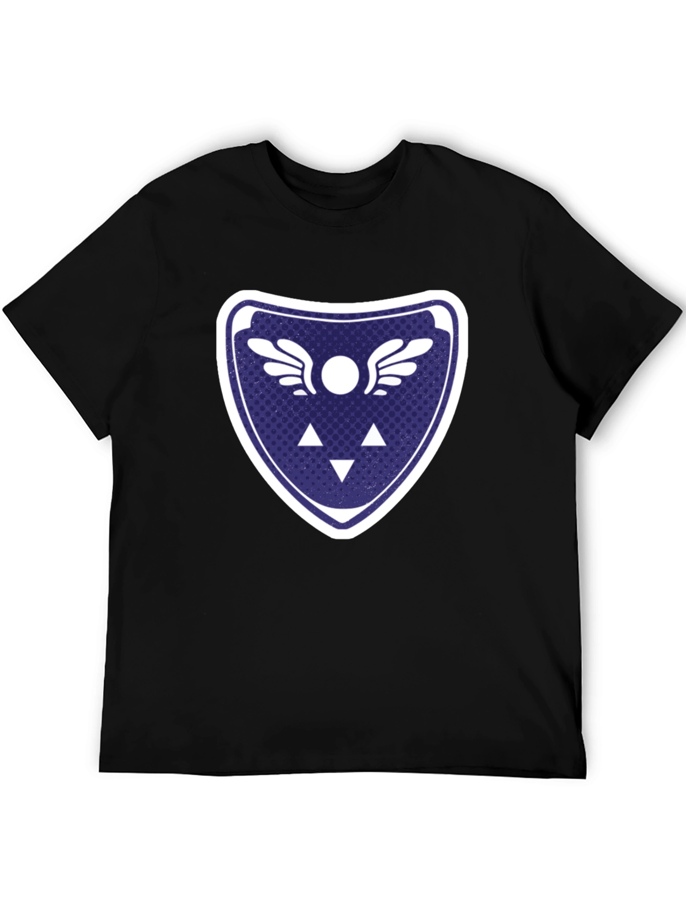 Emblem Graphic Print Mens T-Shirt