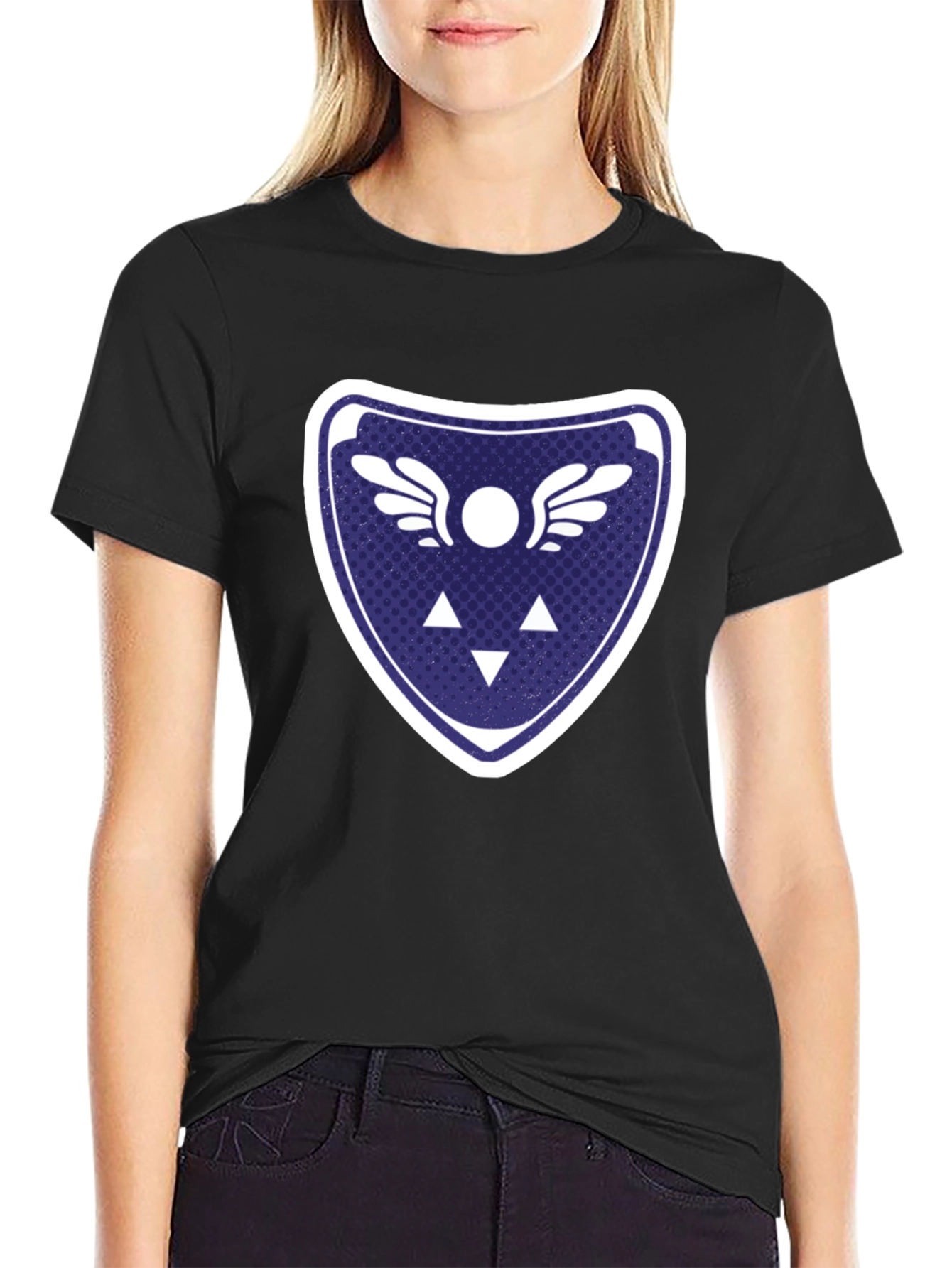 Emblem Graphic Print Mens T-Shirt