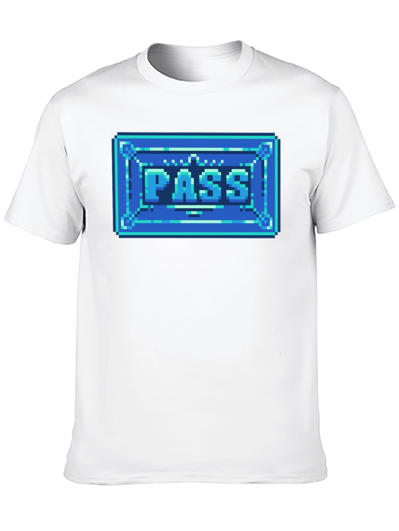 8-Bit Pass T-Shirt - Retro Gaming Style