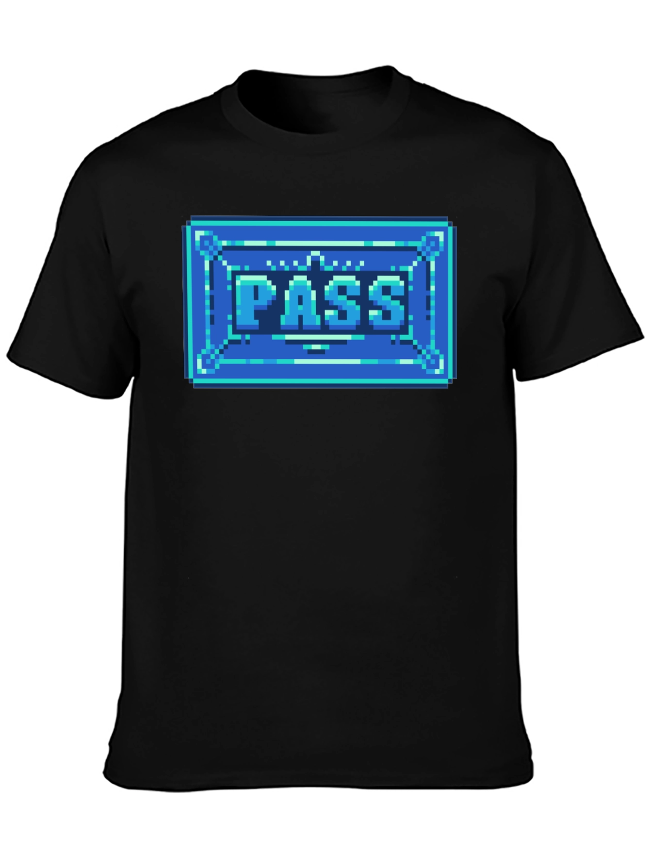 8-Bit Pass T-Shirt - Retro Gaming Style