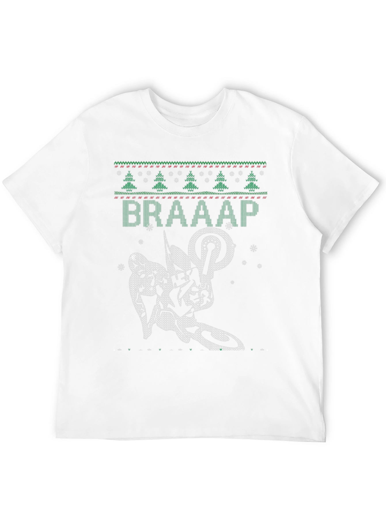 Braaap Motocross Christmas Sweater T-Shirt