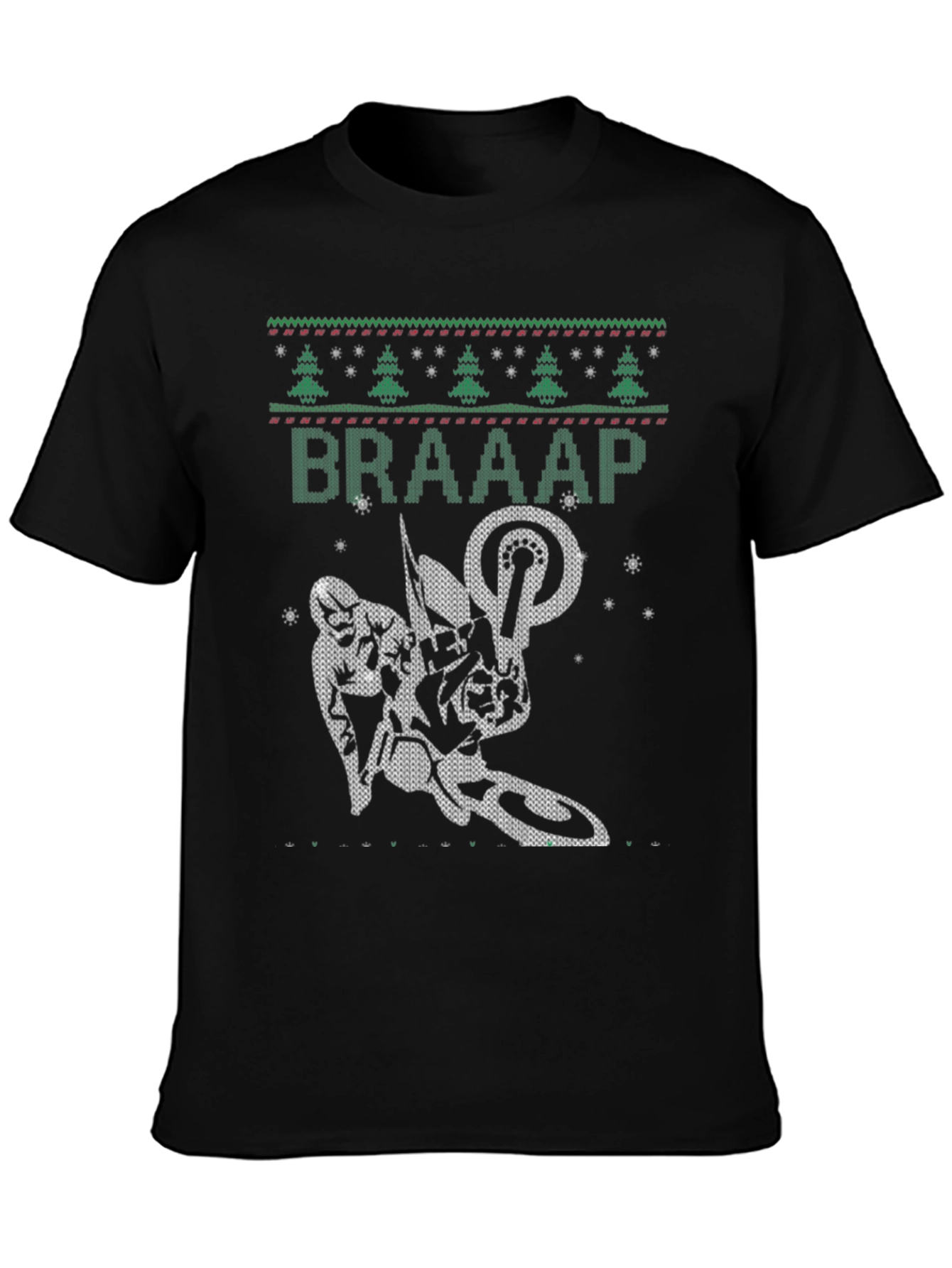 Braaap Motocross Christmas Sweater T-Shirt