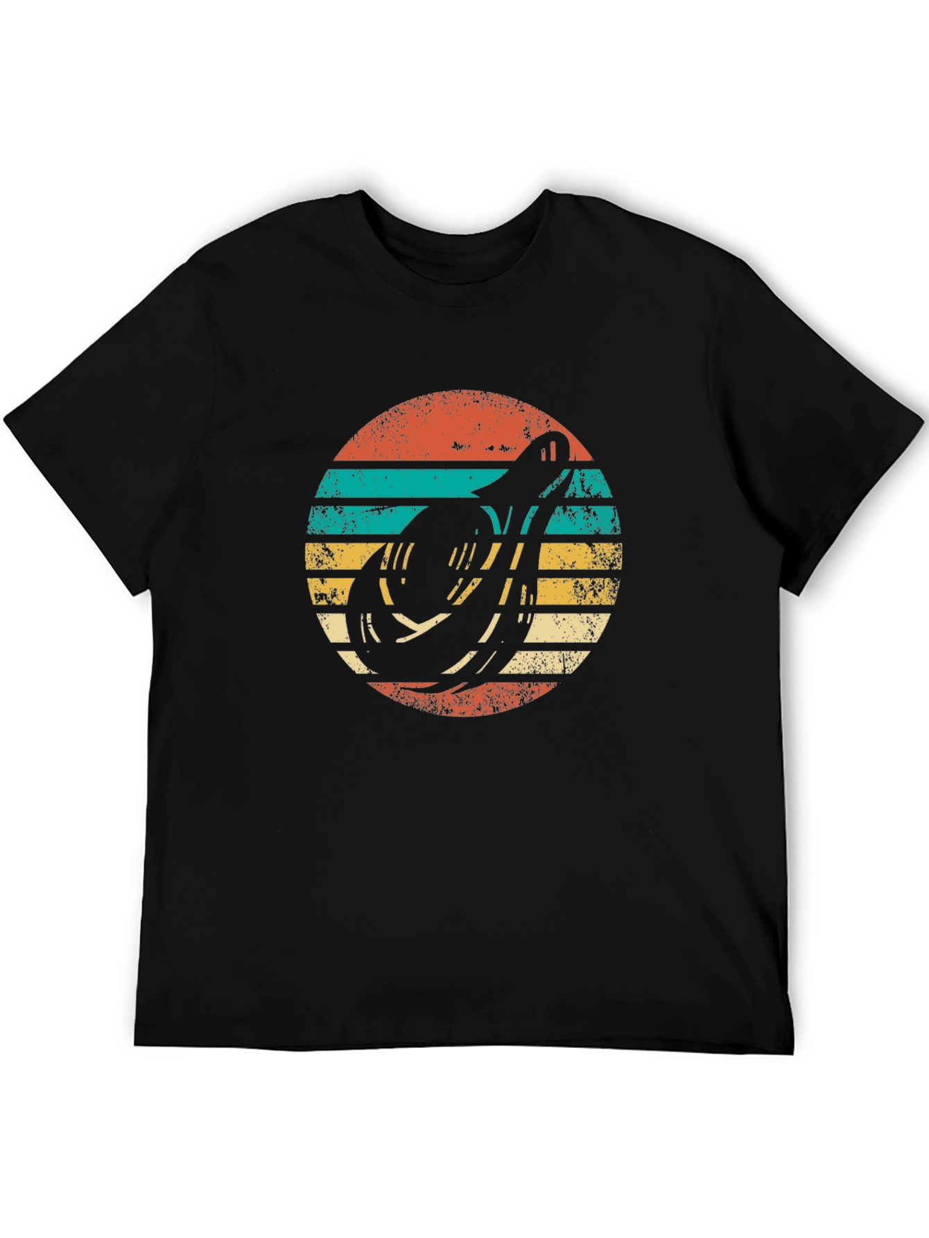 Retro Banjo Sunset T-Shirt - Music Lover Tee