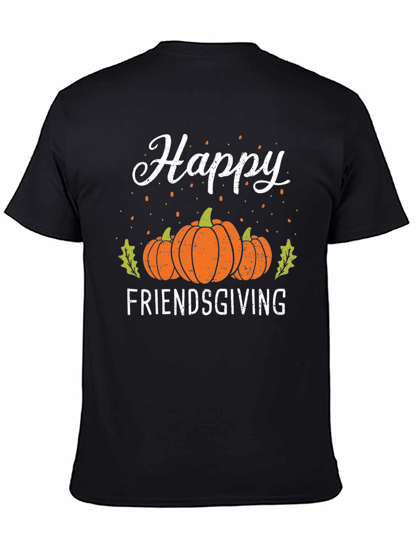 Happy Friendsgiving T-Shirt | Fall Harvest Pumpkin Tee