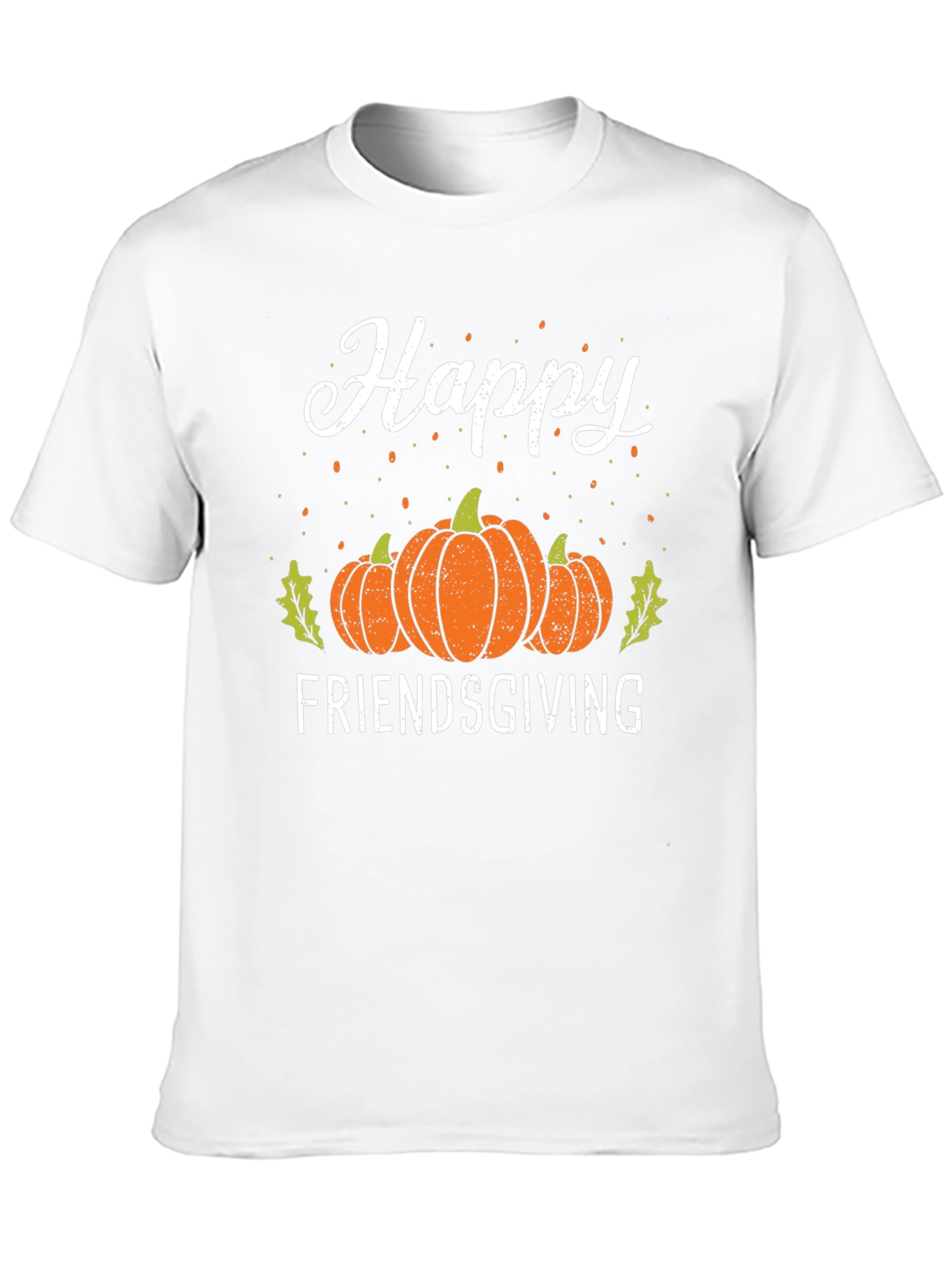 Happy Friendsgiving T-Shirt | Fall Harvest Pumpkin Tee