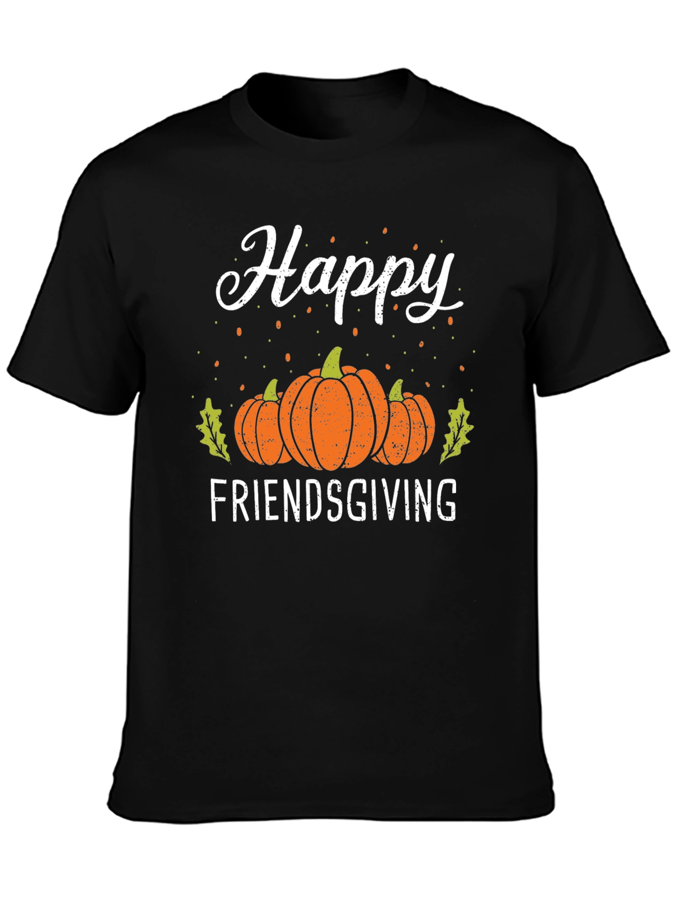 Happy Friendsgiving T-Shirt | Fall Harvest Pumpkin Tee