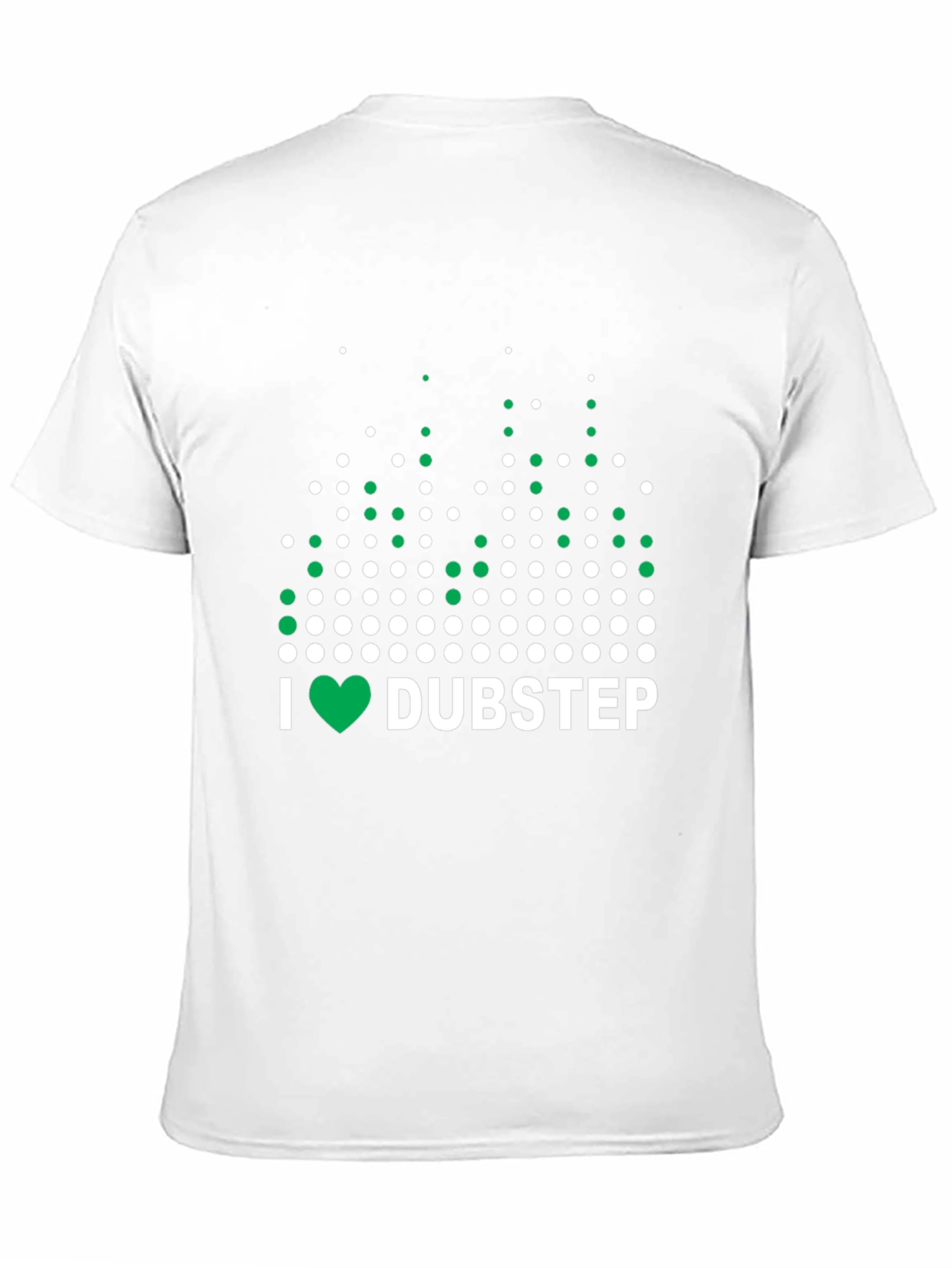 I Love Dubstep Music Graphic Tee - Black