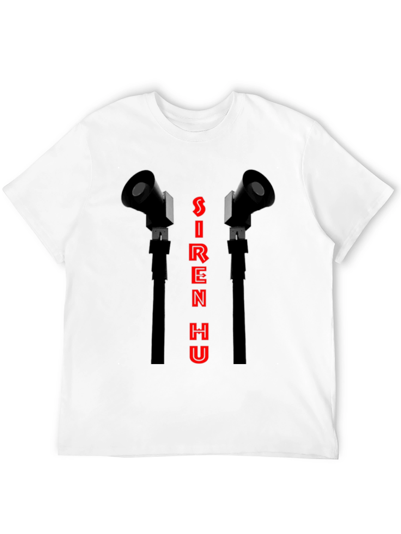 Siren Hu Graphic T-Shirt - Black