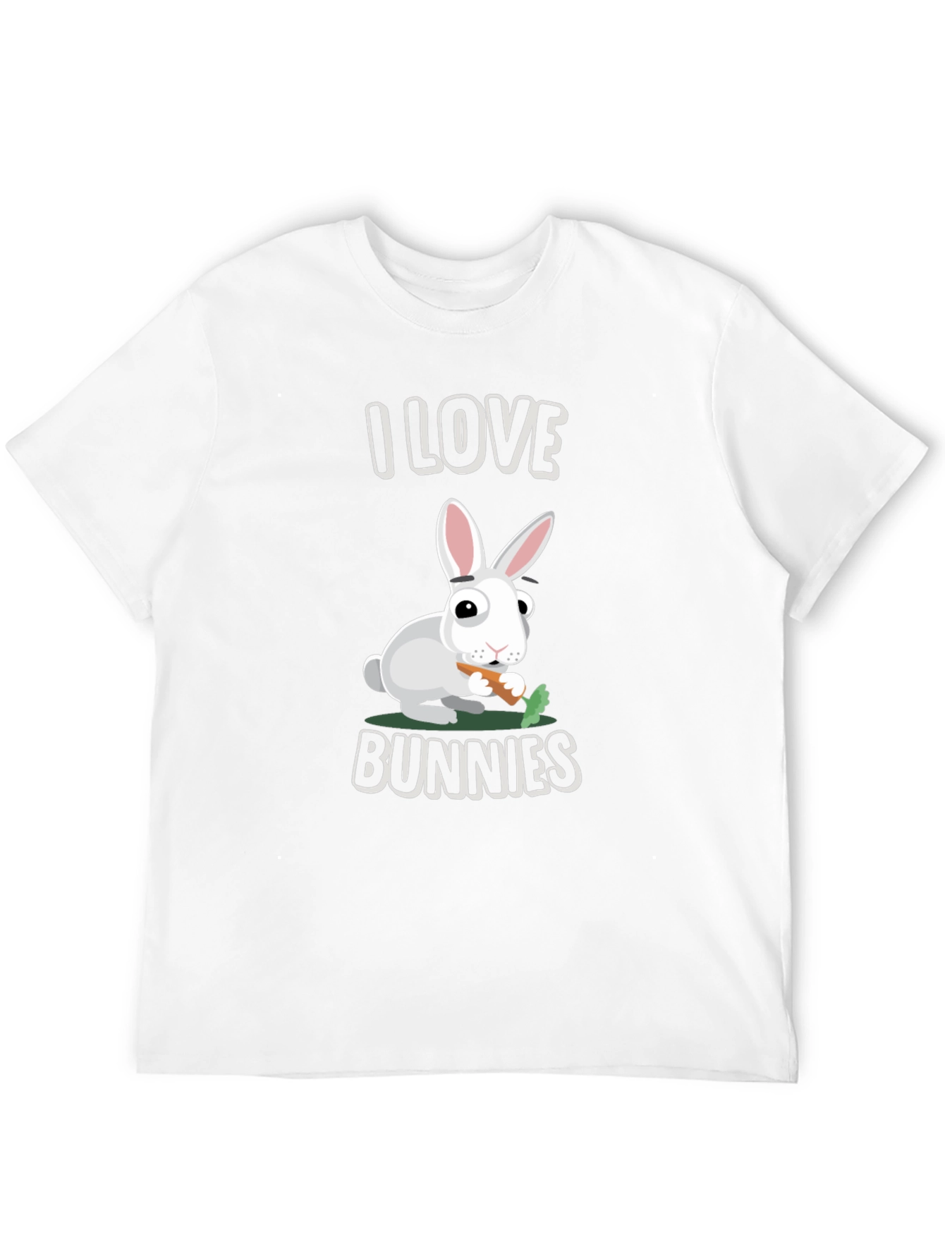I Love Bunnies T-Shirt - Cute Rabbit Graphic Tee